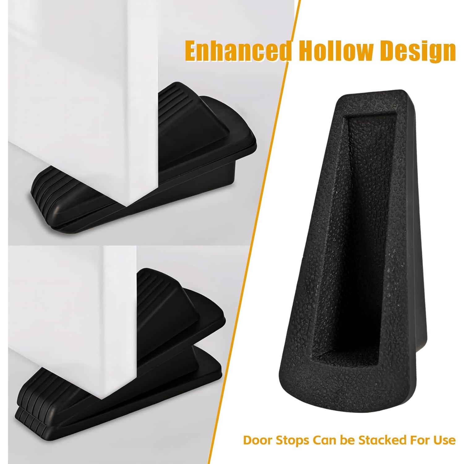 Topes de Puerta de Goma AZRDXSD 2 Pcs para Baldosas y Madera