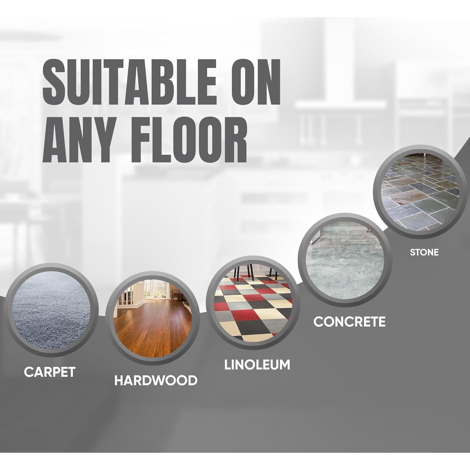 Topes de puerta de goma Suspension Dudes 2-pack gris panal