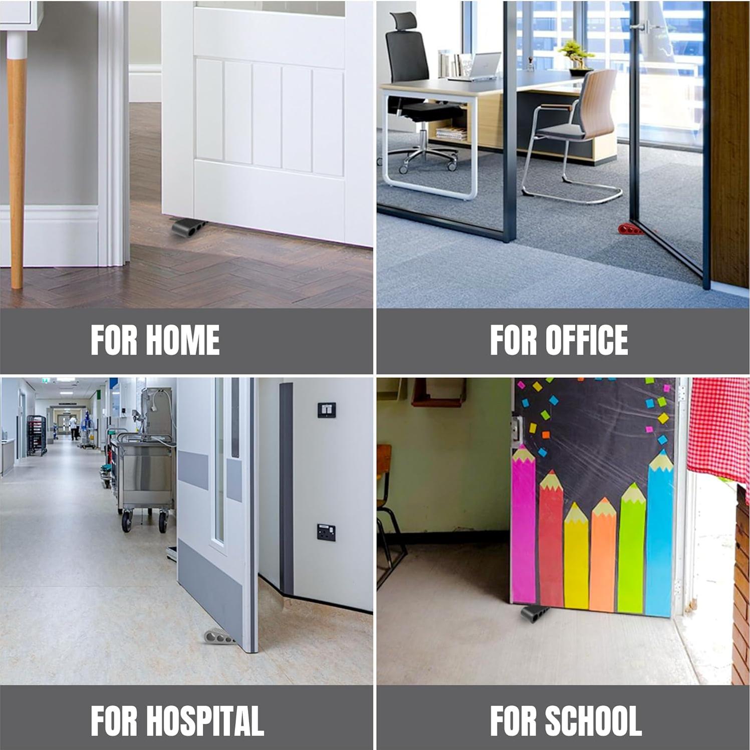 Topes de puerta de goma Suspension Dudes 2-pack gris panal