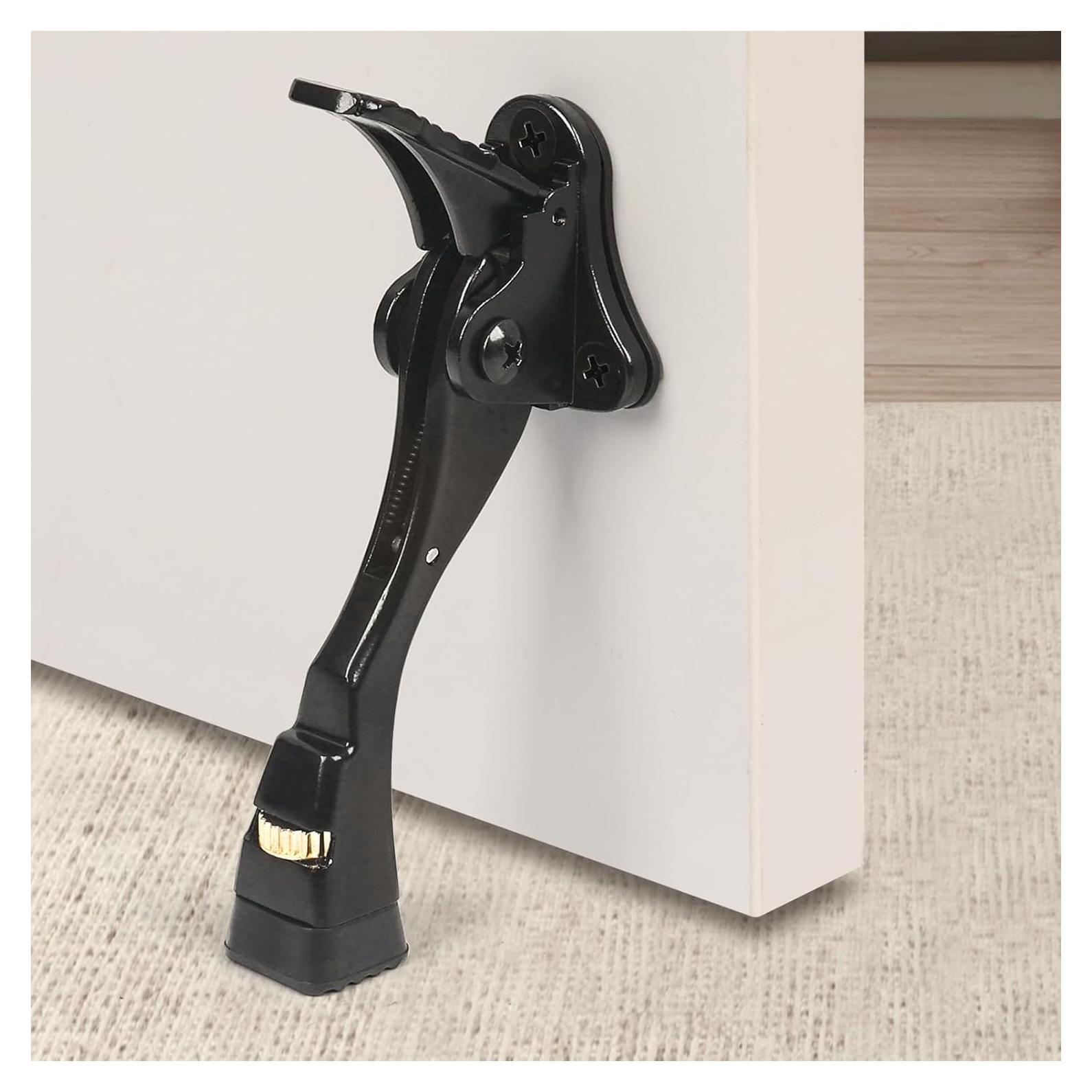 Tope de puerta ajustable ENYZTBI negro 10.16 cm alta resistencia