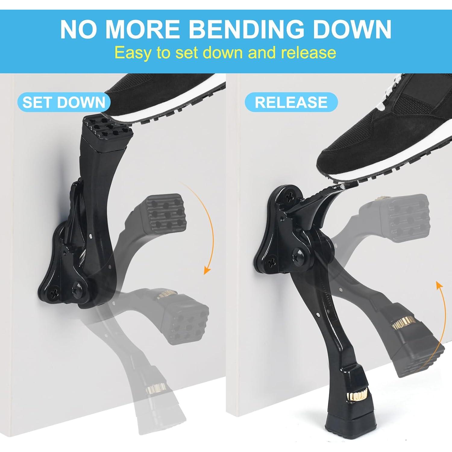 Tope de puerta ajustable ENYZTBI negro 10.16 cm alta resistencia