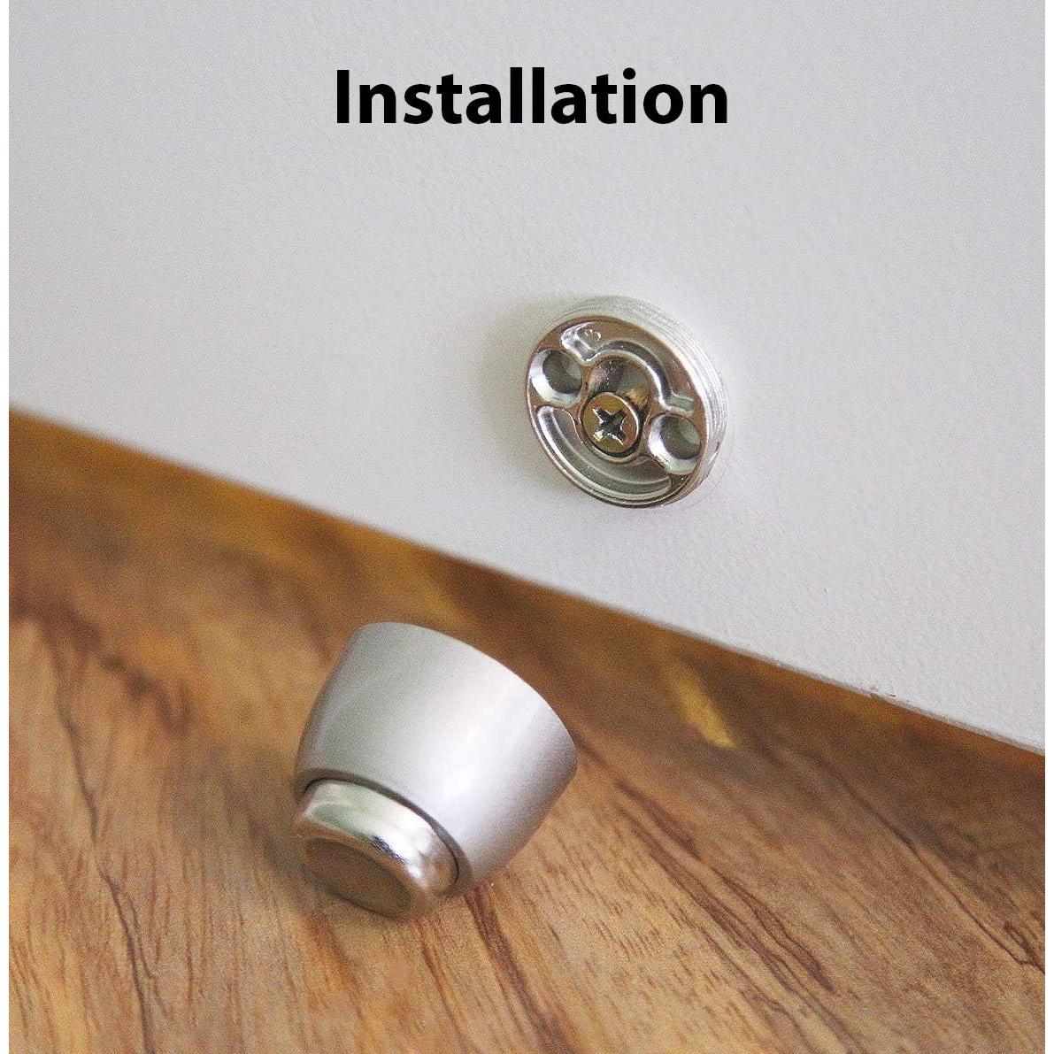 Tope de puerta magnético Safus latón dorado 1 pieza