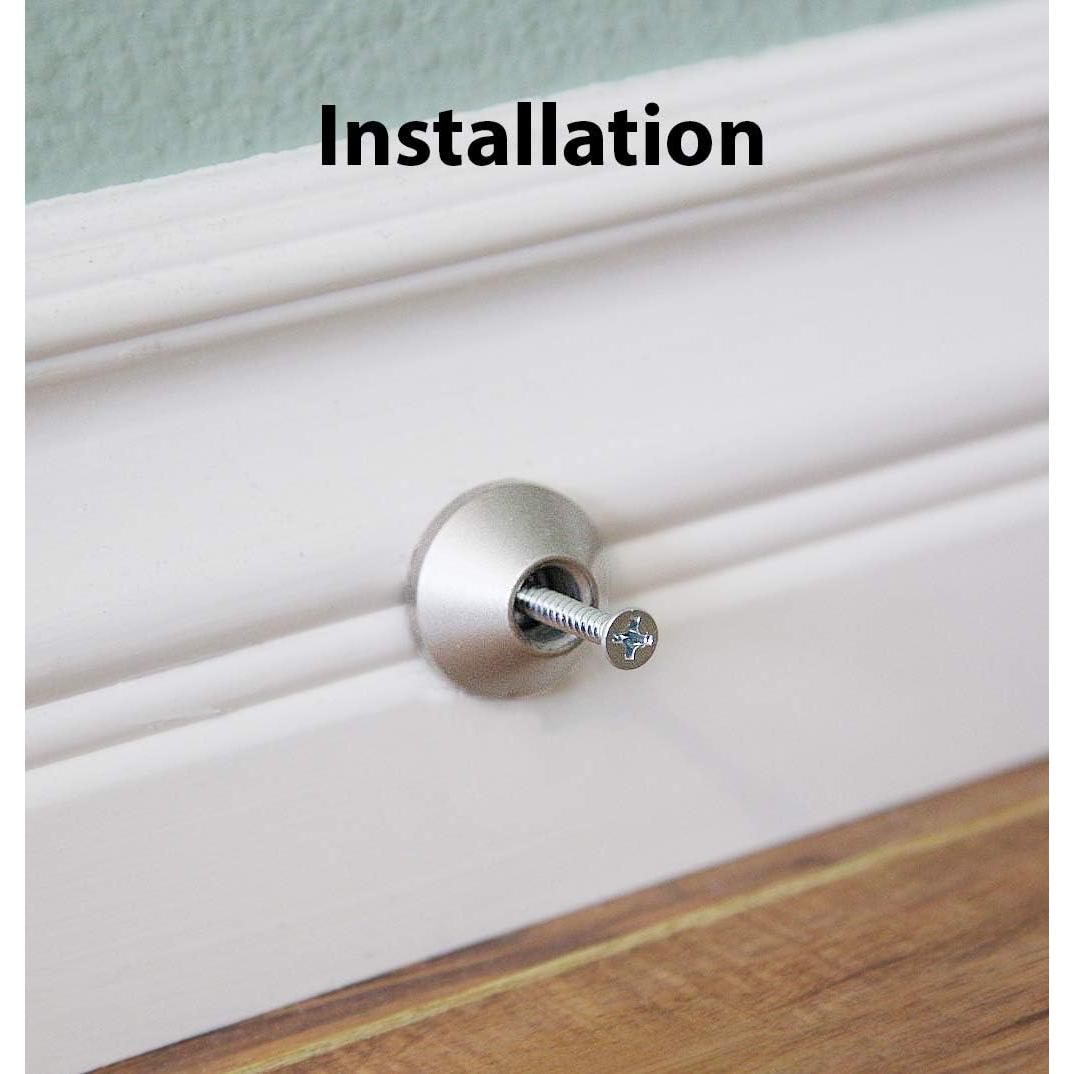 Tope de puerta magnético Safus latón dorado 1 pieza