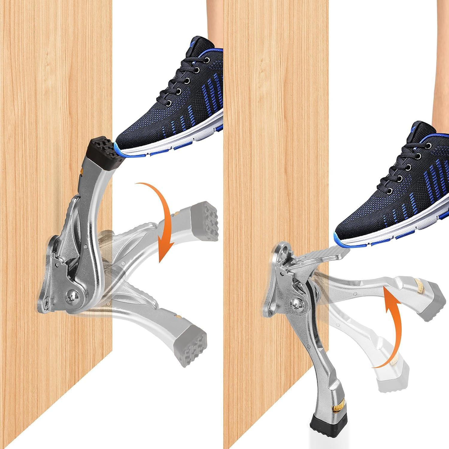 Tope de Puerta GoldPig 2 Paquetes Niquel Satinado 10.16cm