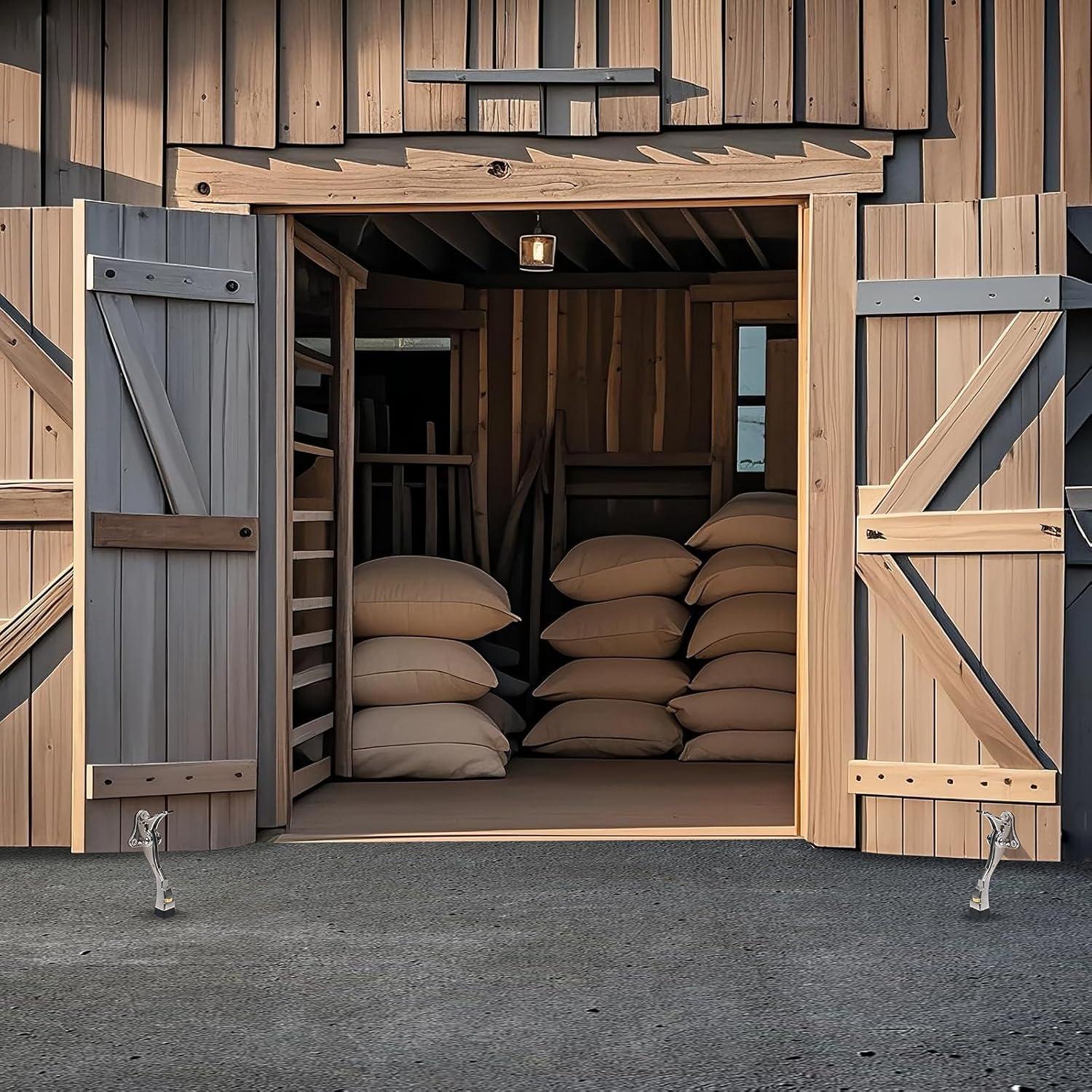 Tope de Puerta GoldPig 2 Paquetes Niquel Satinado 10.16cm