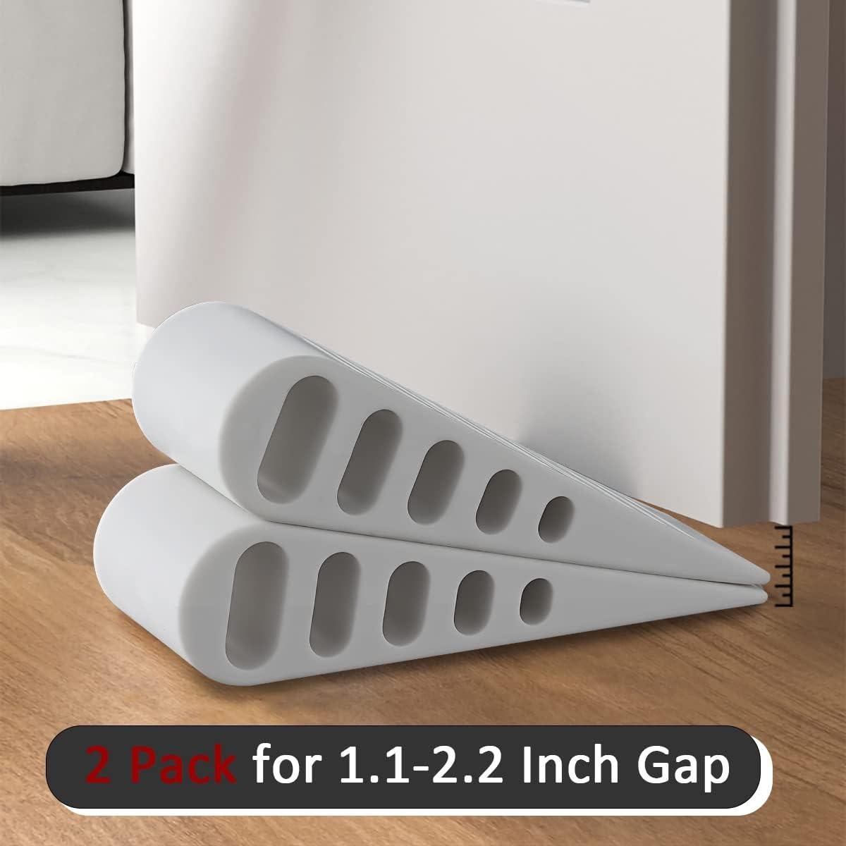 Cuña de Goma para Puerta JQK Blanca - Paquete de 2 Unidades