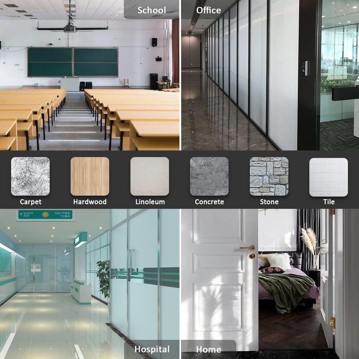 Cuña de Goma para Puerta JQK Blanca - Paquete de 2 Unidades