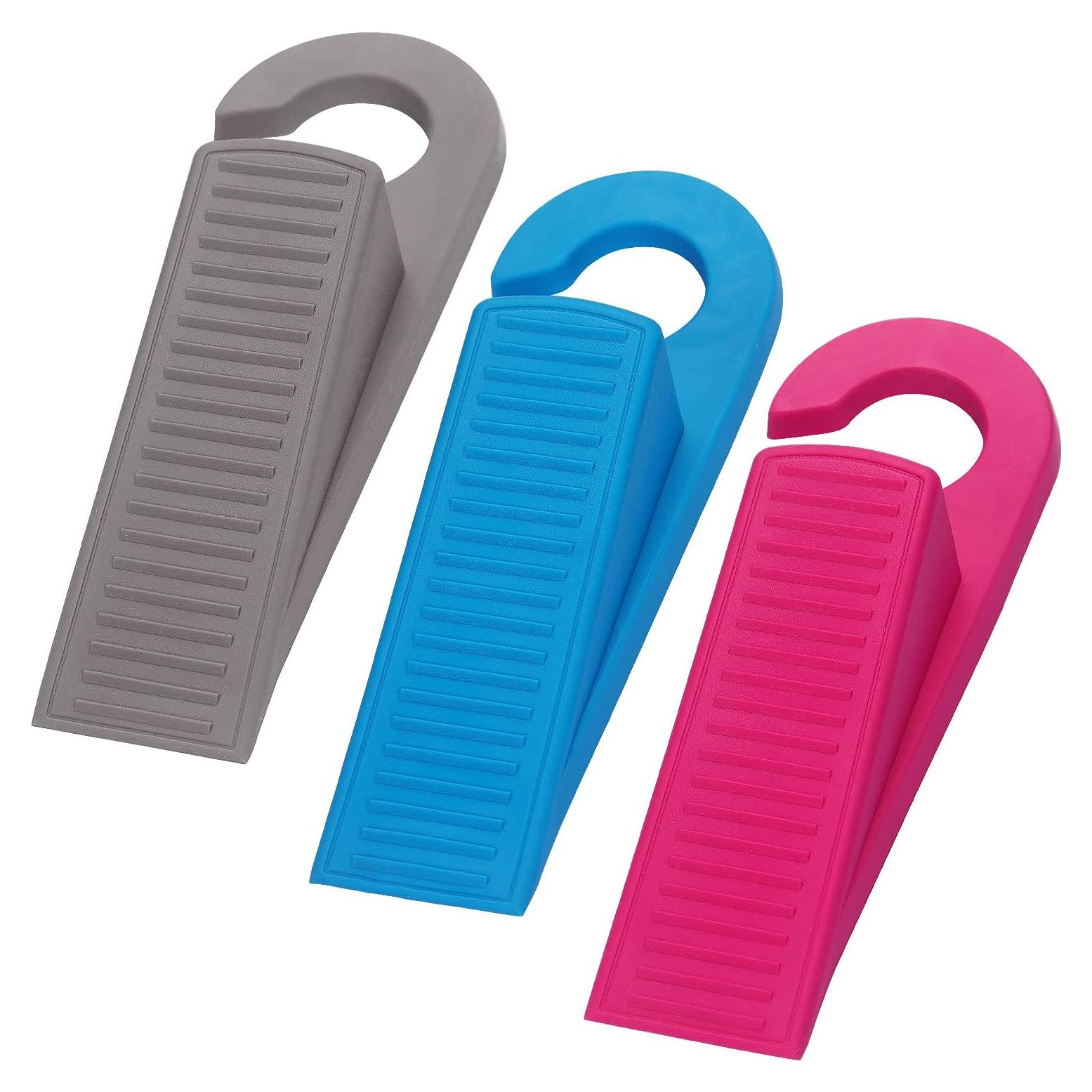 Paquete de 3 Topes de Puerta de Goma Hutou 13.21x4.57cm