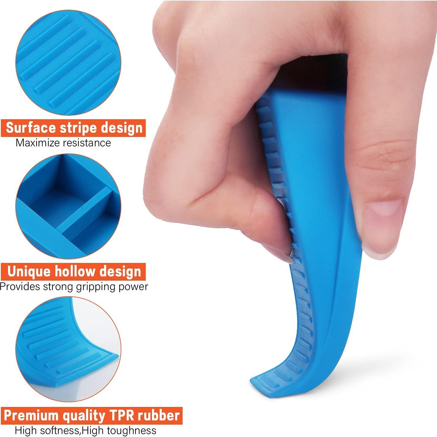 Paquete de 3 Topes de Puerta de Goma Hutou 13.21x4.57cm