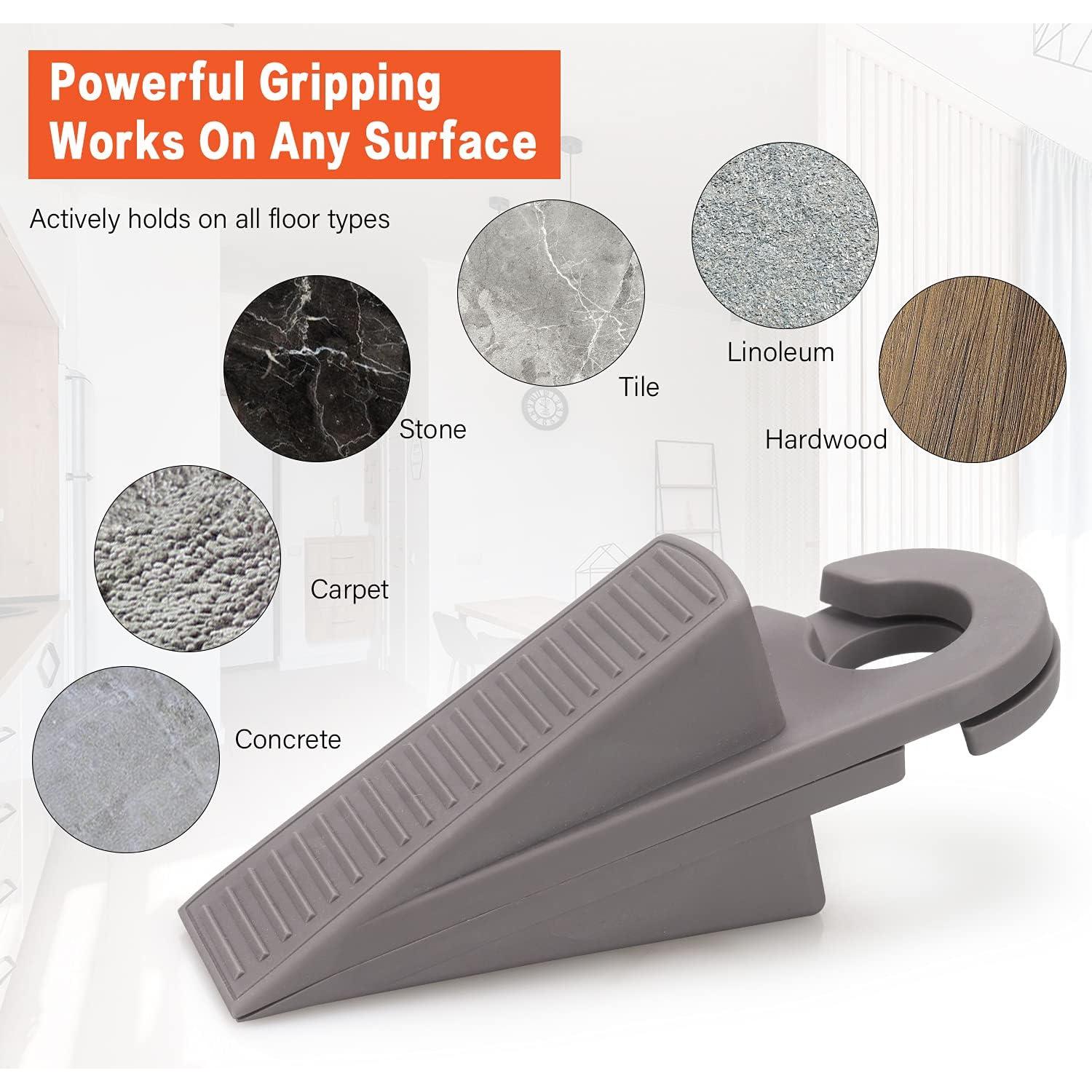 Paquete de 3 Topes de Puerta de Goma Hutou 13.21x4.57cm