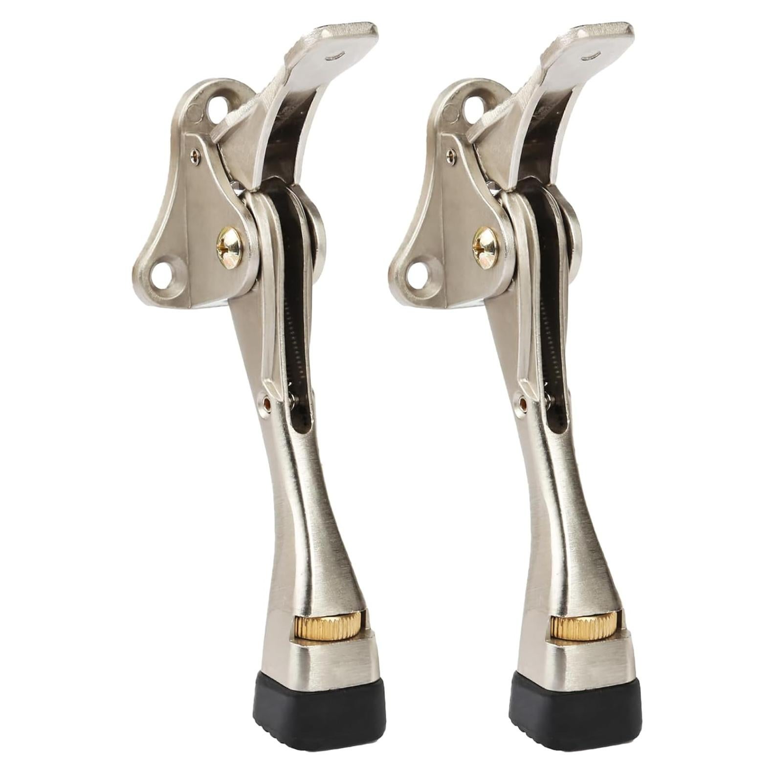 Tope de puerta KXIPB 10 cm - 2 unidades aluminio níquel satinado