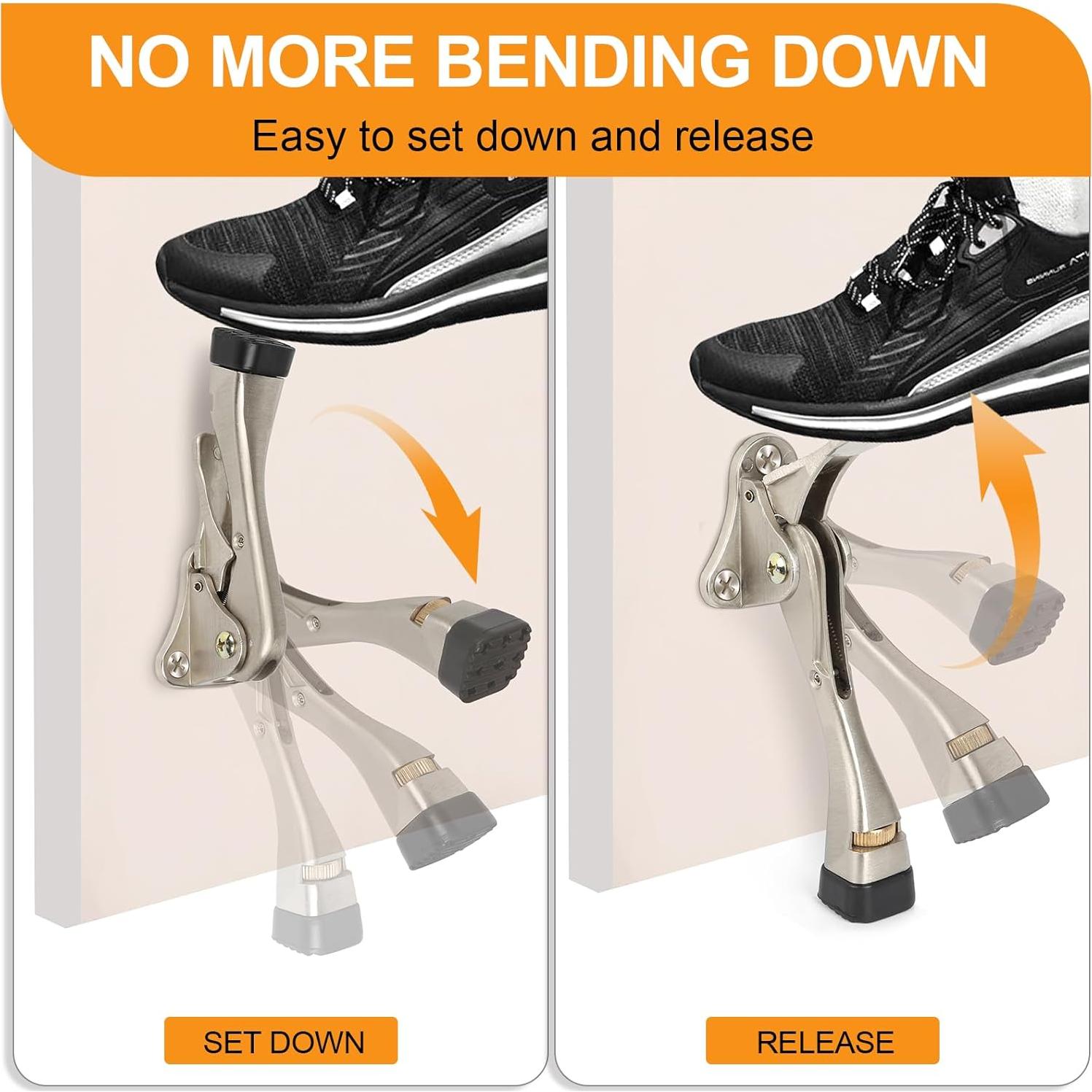 Tope de puerta KXIPB 10 cm - 2 unidades aluminio níquel satinado