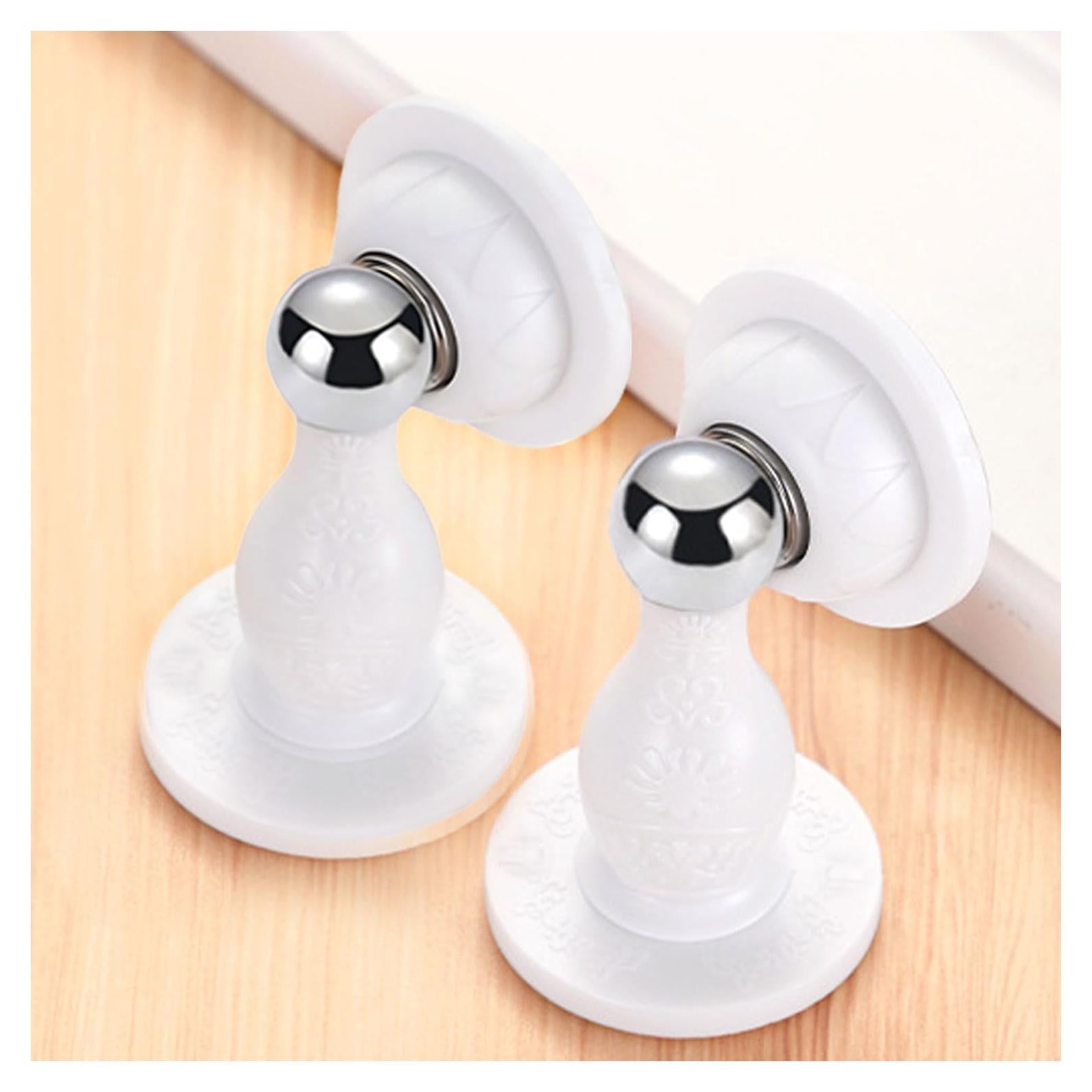 Tope de puerta magnético Eccn 2Pack Silicona y Metal