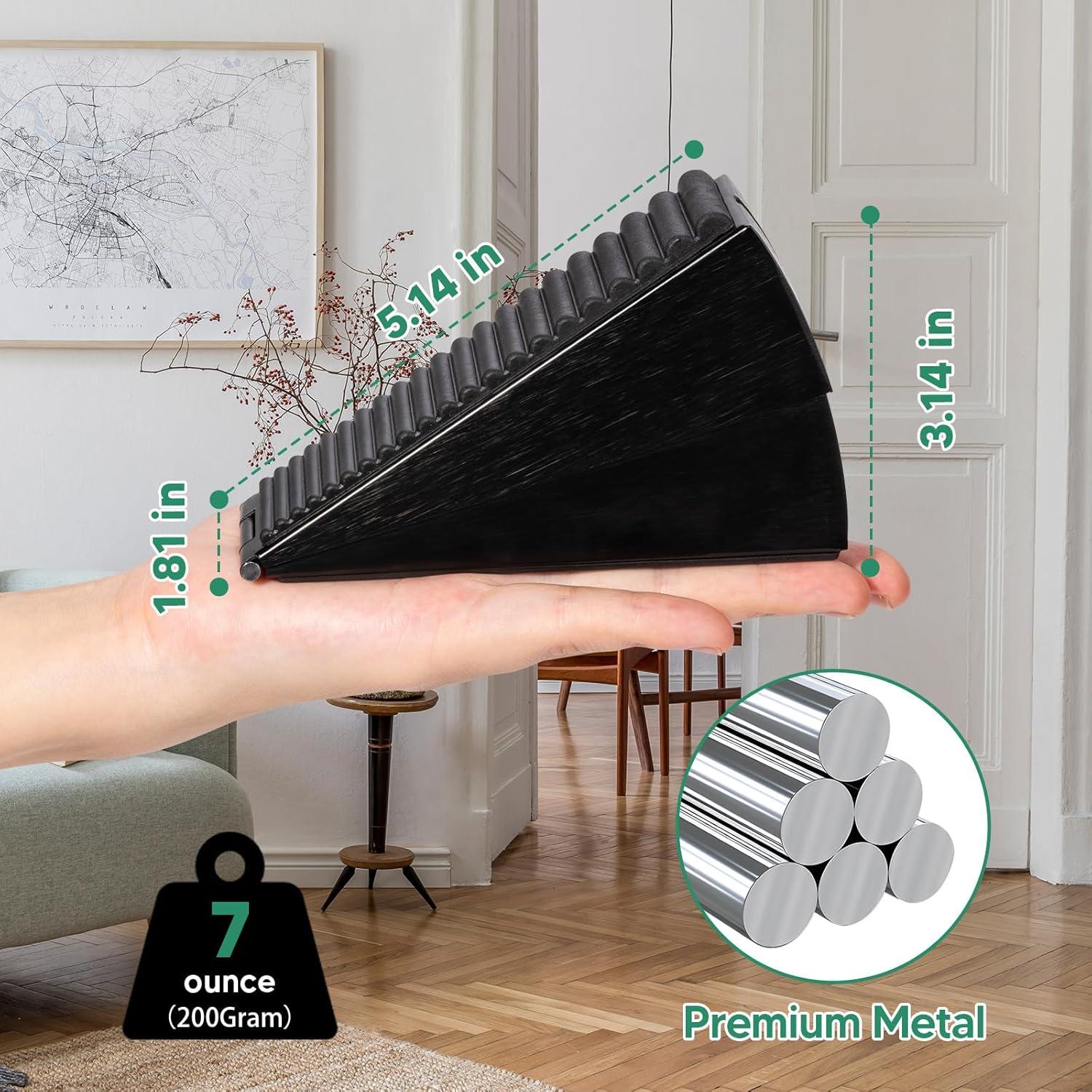 Tope de puerta ajustable Yeegras - Acero inoxidable y goma