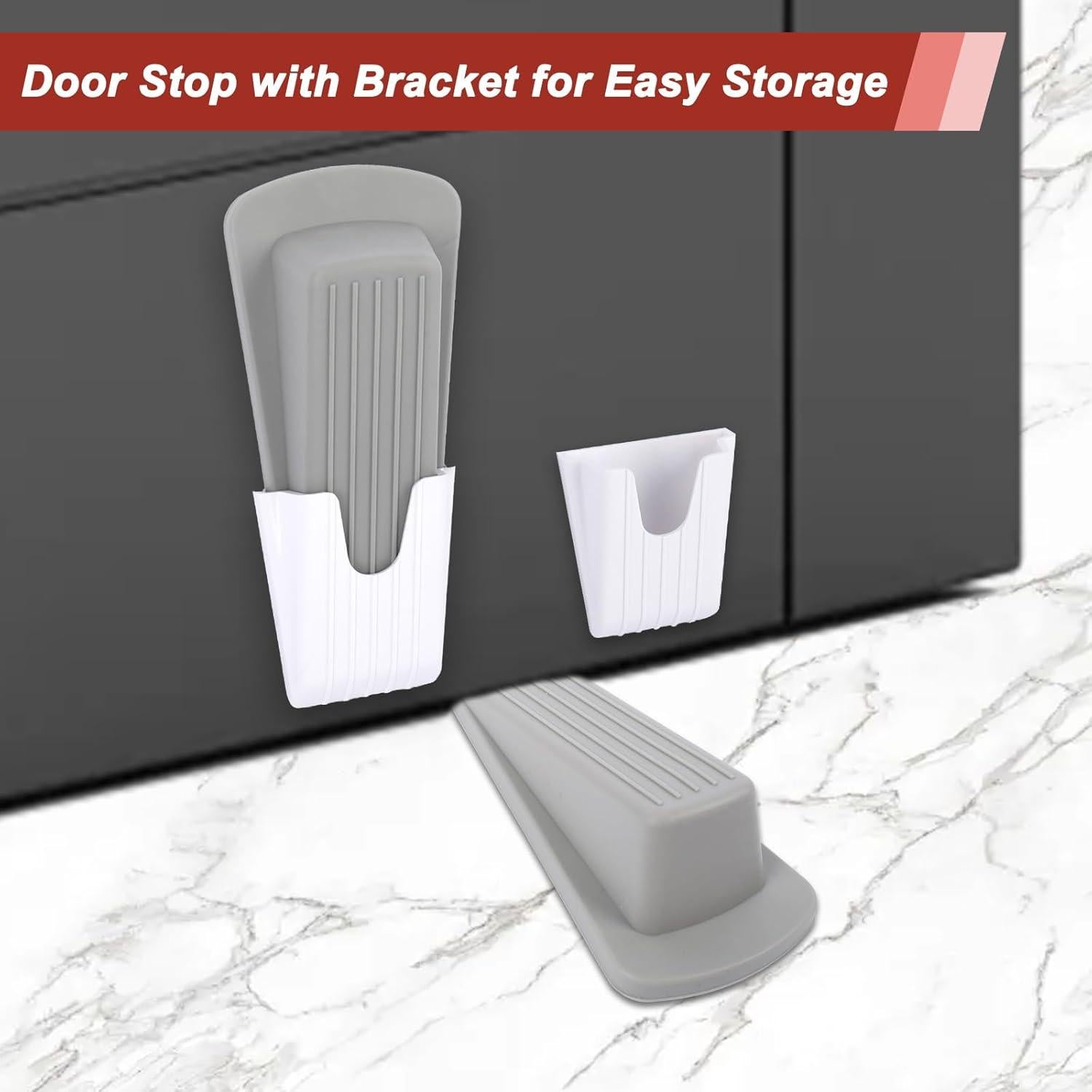 30 Tapones para Puertas de Goma AccEncyc Antideslizantes