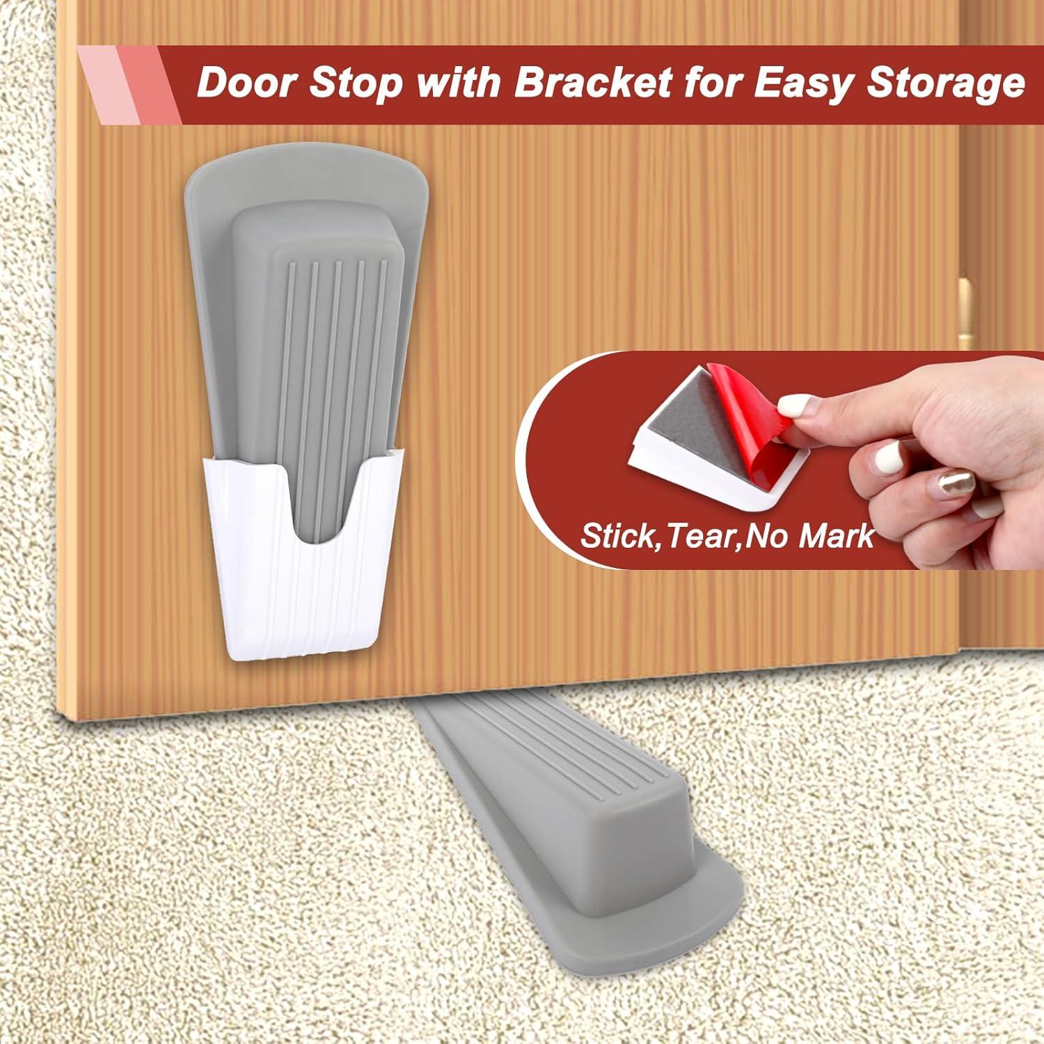 30 Tapones para Puertas de Goma AccEncyc Antideslizantes