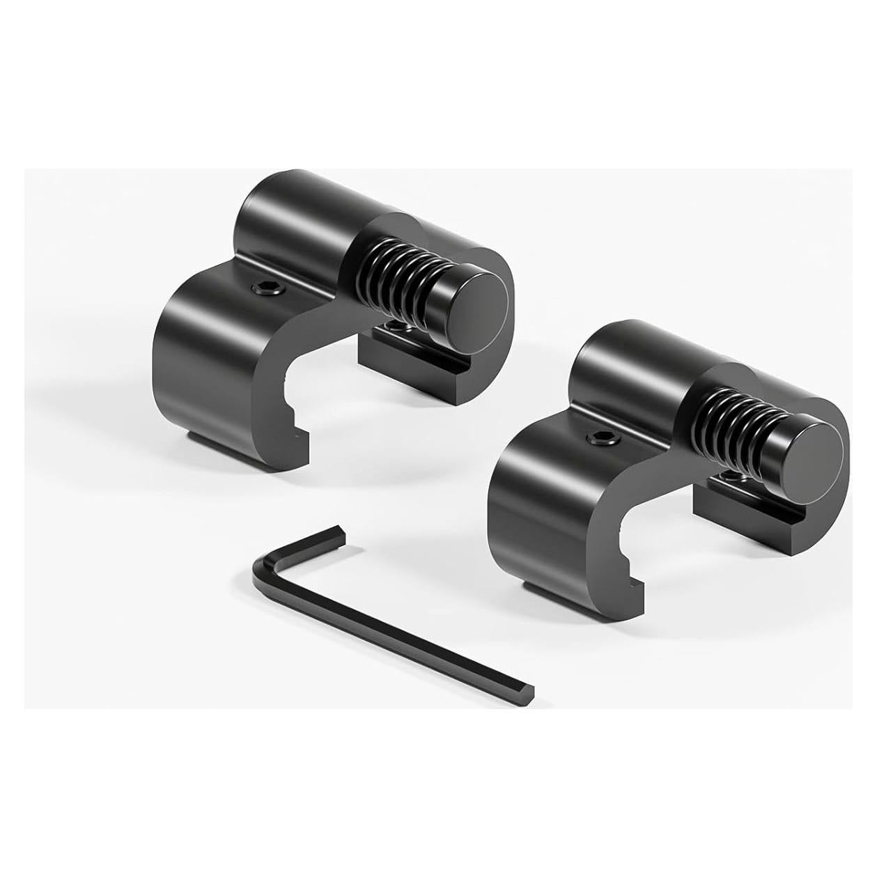 Tope de Puerta de Granero AONAYIOA Ajustable 2 Piezas Aluminio