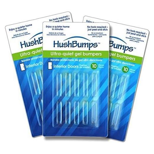 HushBumps Parachoques Silenciosos para Puertas Interiores - 30 Piezas