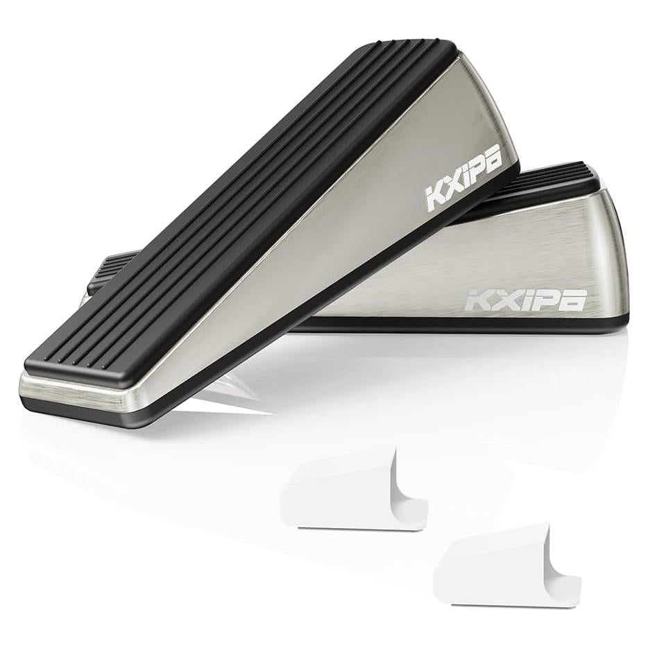 2 Cuñas de Puerta KXIPB de Zinc Bronce 11.5 cm Alta Resistencia