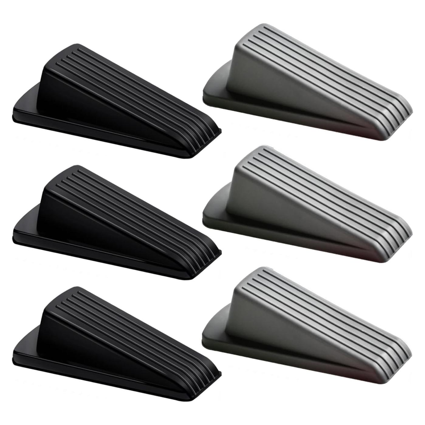 Tope de puerta de goma Lesunsul - Paquete de 6 unidades