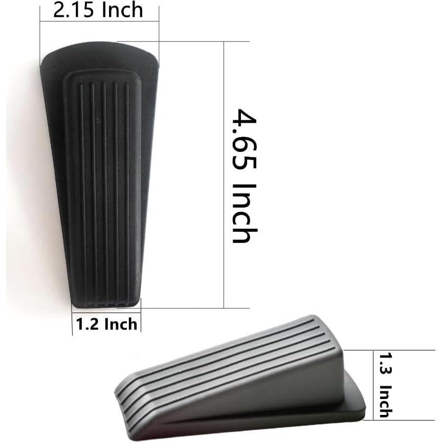 Tope de puerta de goma Lesunsul - Paquete de 6 unidades