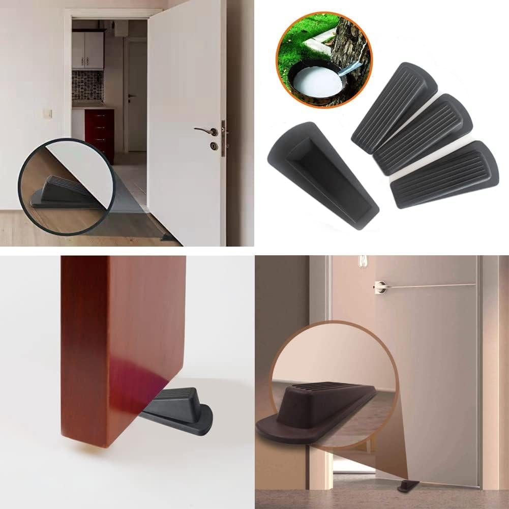 Tope de puerta de goma Lesunsul - Paquete de 6 unidades