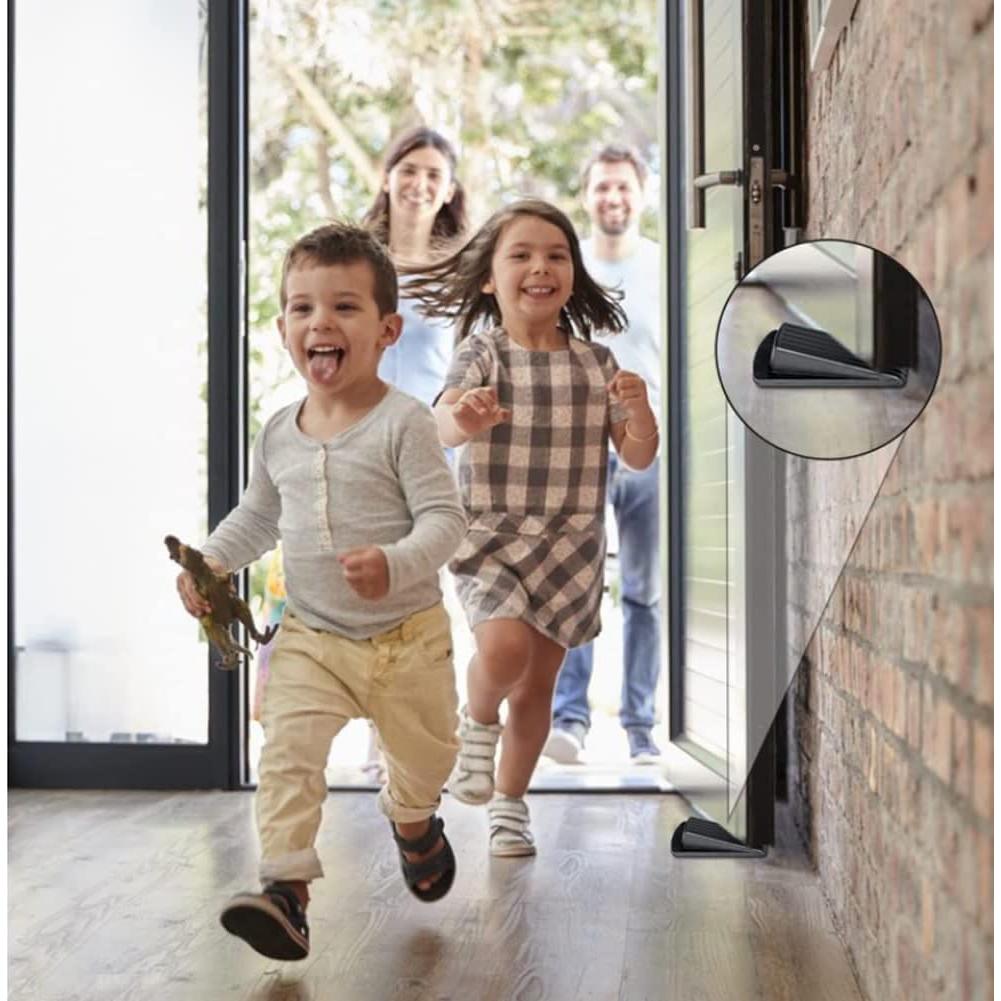 Tope de puerta de goma Lesunsul - Paquete de 6 unidades