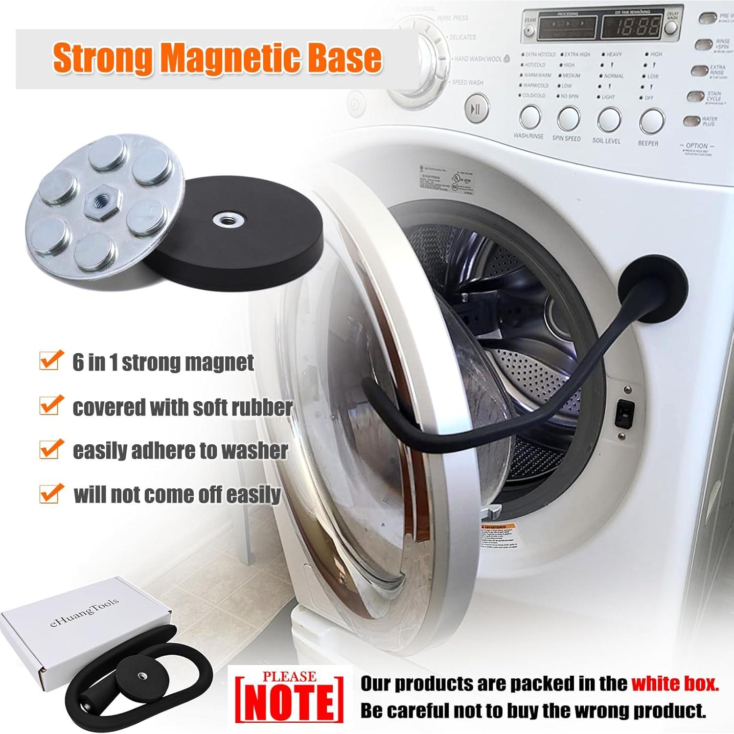 Soporte de Puerta de Lavadora eHuangTools Magnético Negro