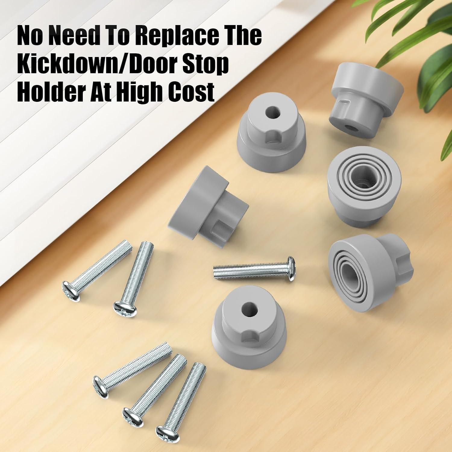 Juego de 6 Puntas de Goma Ancable para Tope de Puerta