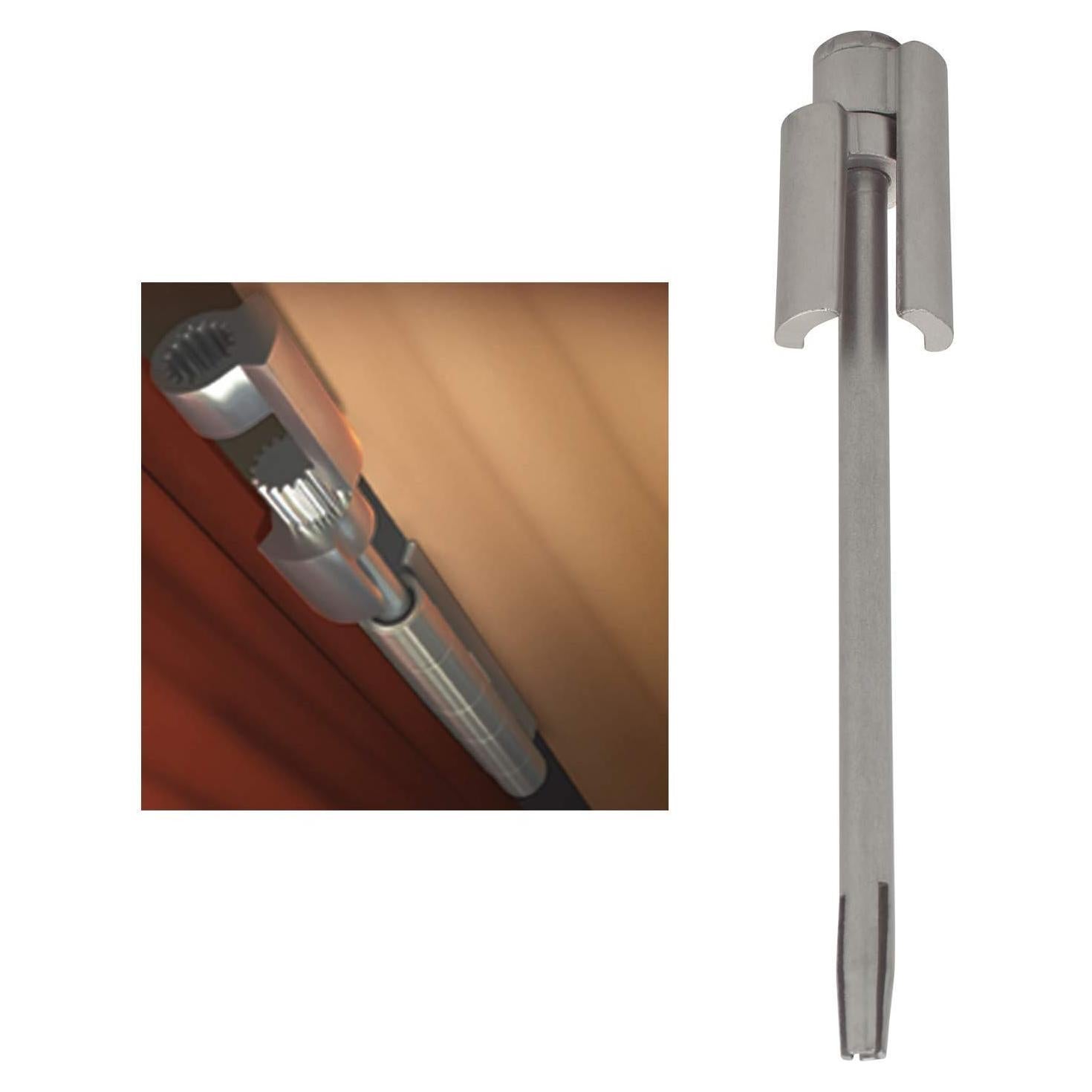 Salvador de Puerta NUK3Y Hinge Pin Stop Níquel Satinado