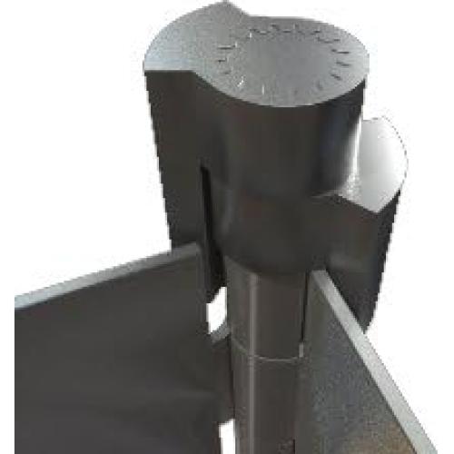 Salvador de Puerta NUK3Y Hinge Pin Stop Níquel Satinado