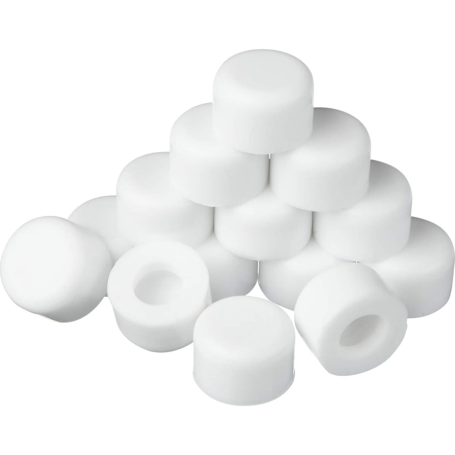 Tapones de Parada de Puerta de Goma Outus 15 Pcs Blanco