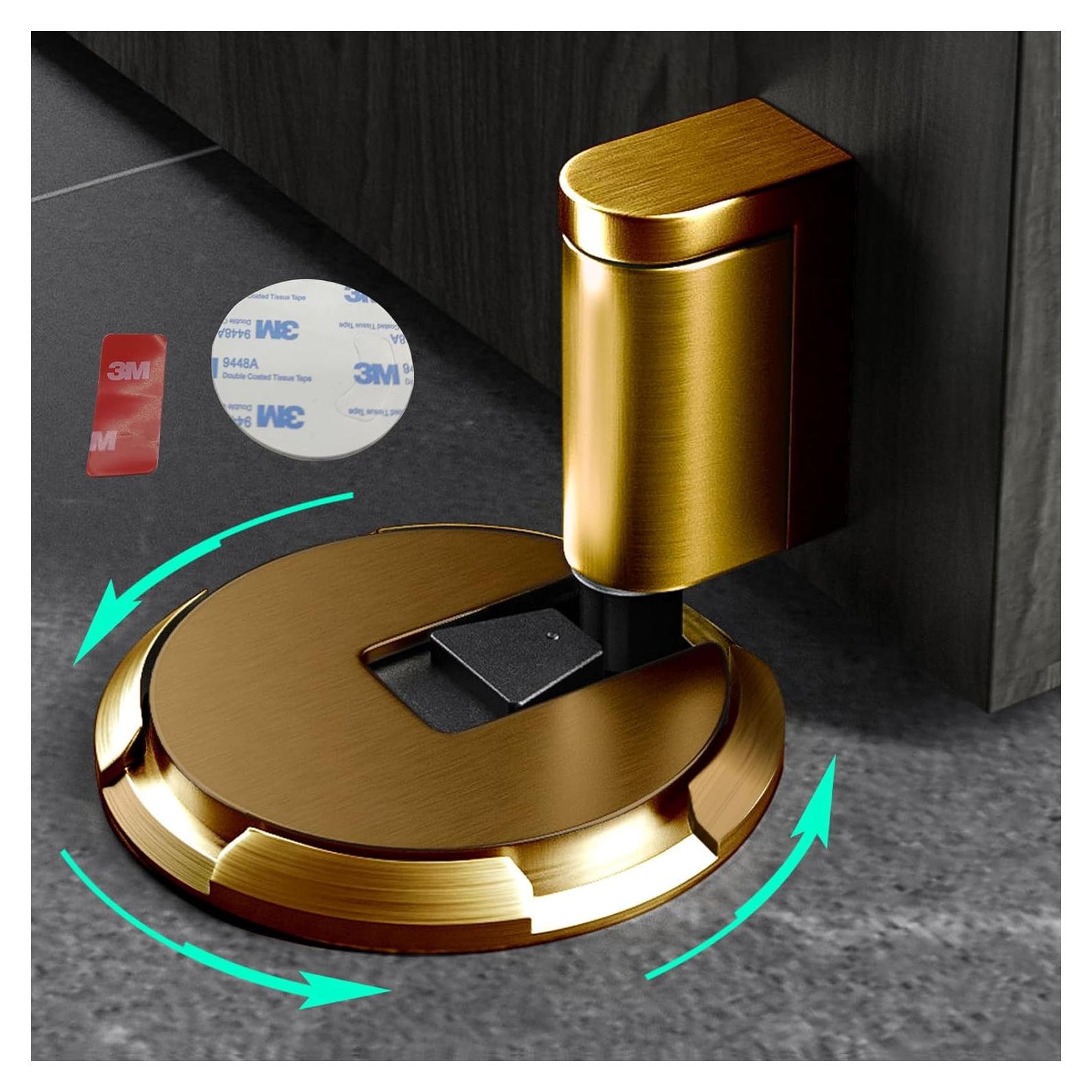 Tope de Puerta Mecánico HOOFUS Ajustable 1.91 cm Marrón Bronce