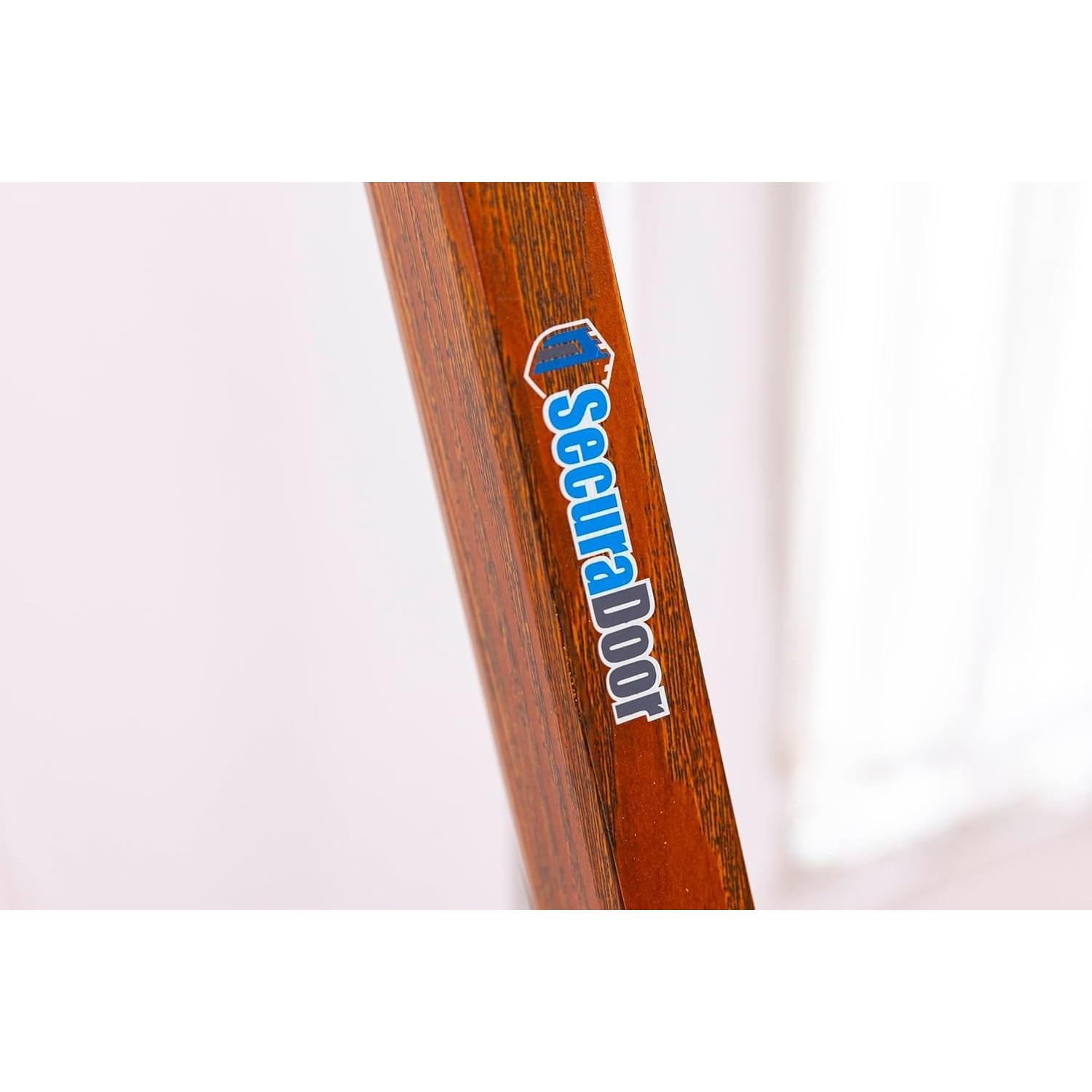 Barra de Seguridad SecuraDoor Ajustable para Puertas - Madera