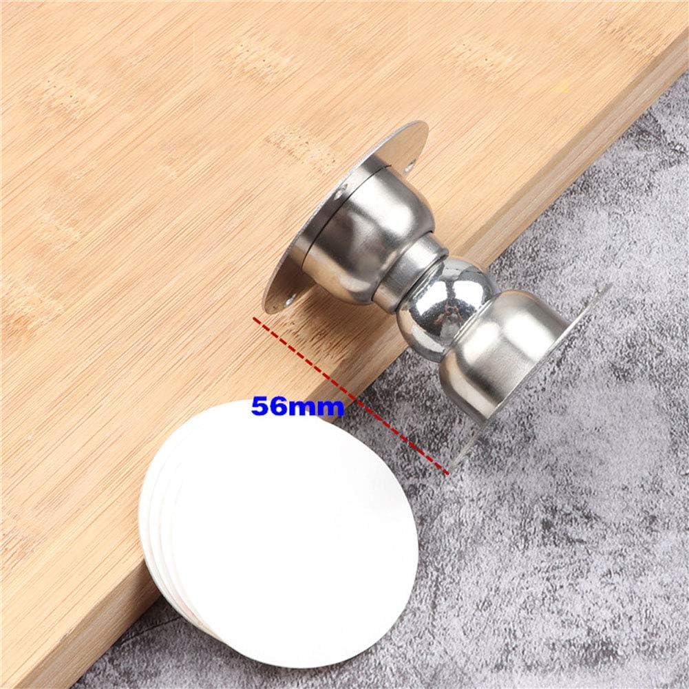 Tope de puerta magnético Cucumis 2 Pcs Acero Inoxidable 60mm