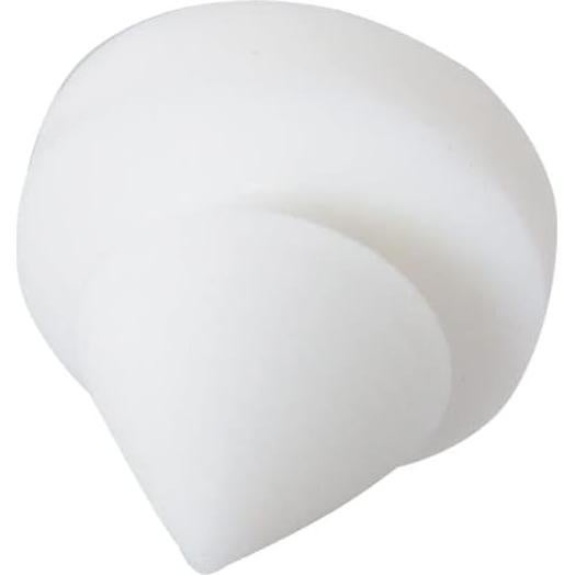 25pcs Rubber Door Silencer 1/2 Inch Diameter Door Anti Collision Silencer for Metal and Metal Frame, White