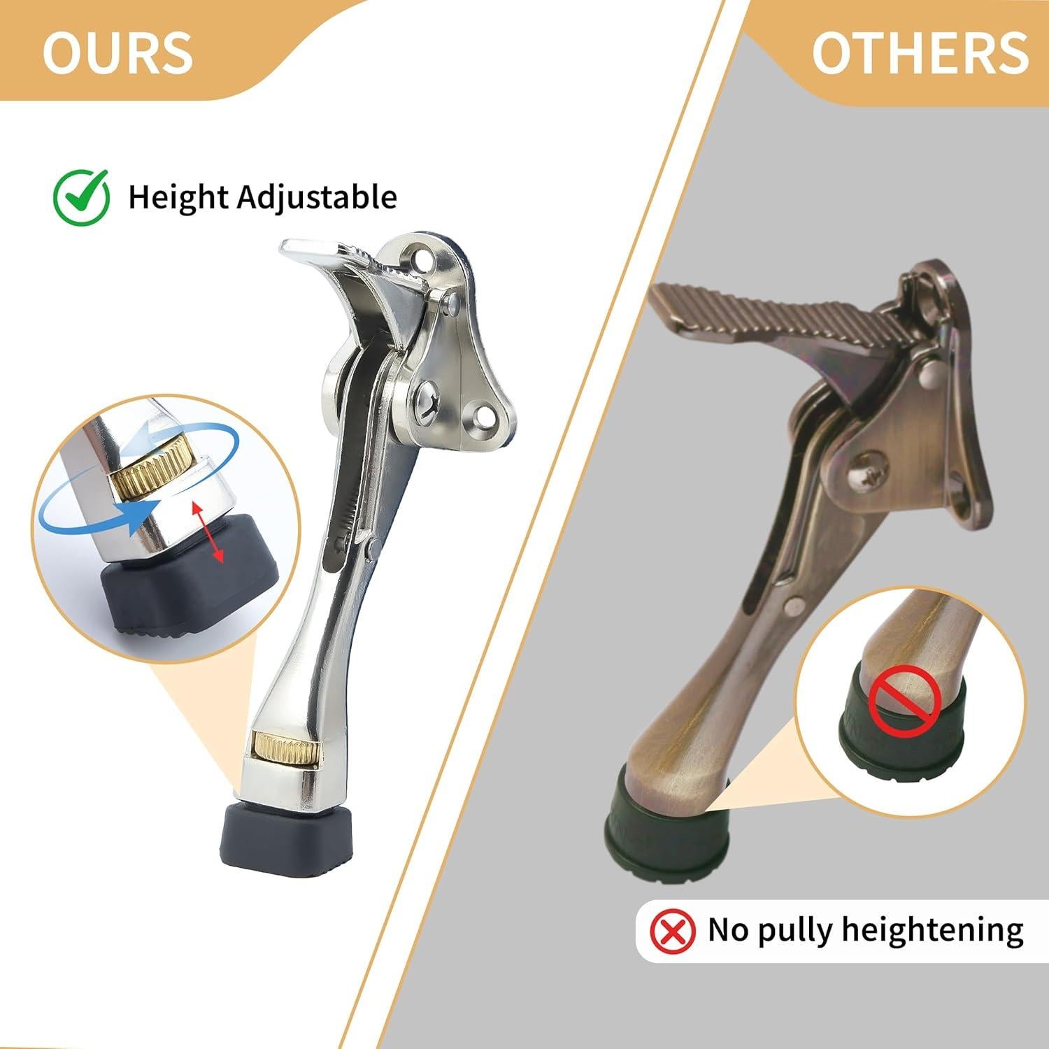 Tope de puerta Kickdown TaShow, paquete de 6 unidades, 10 cm