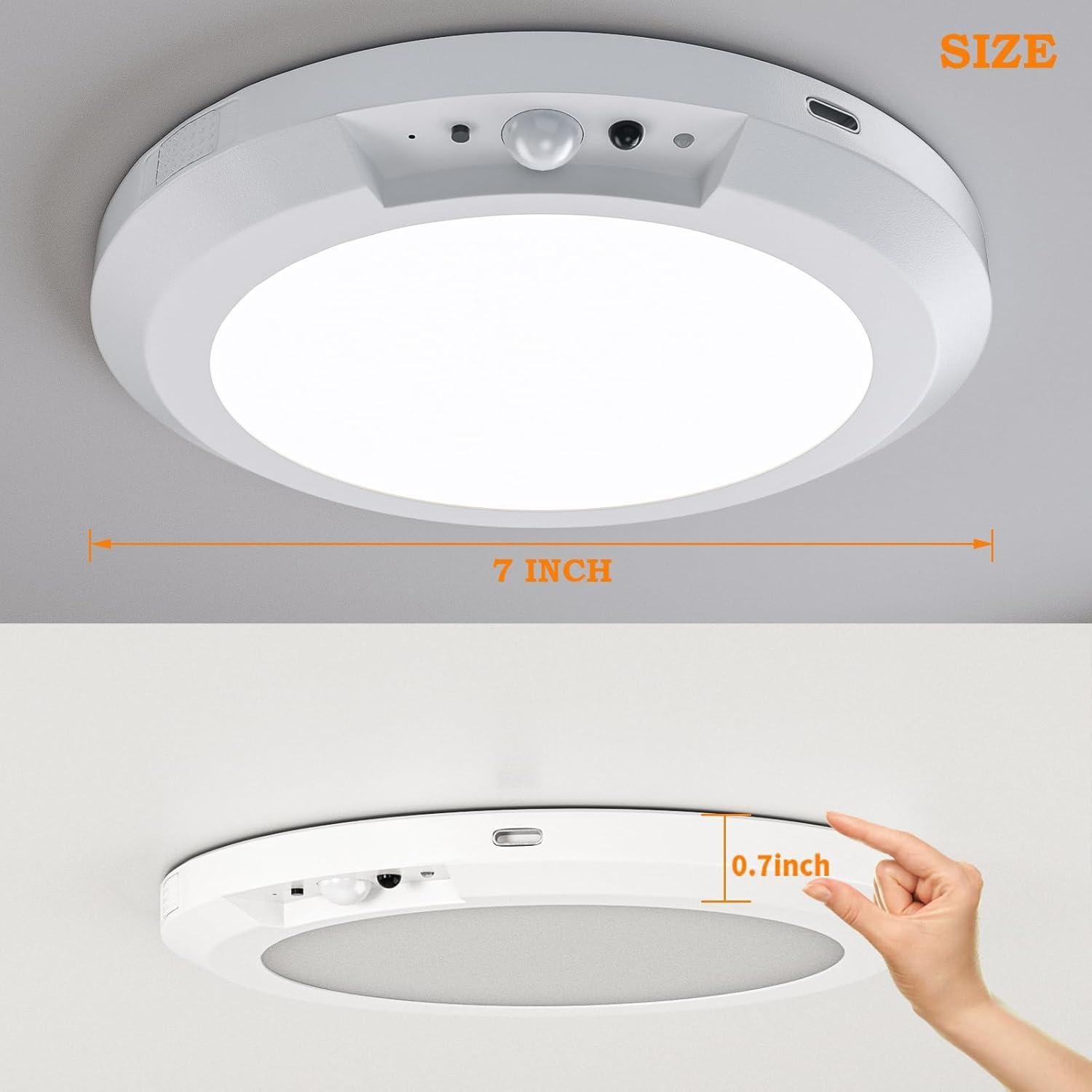 Luz de Techo Inalámbrica CAMJOKE con Sensor de Movimiento 3 Modos
