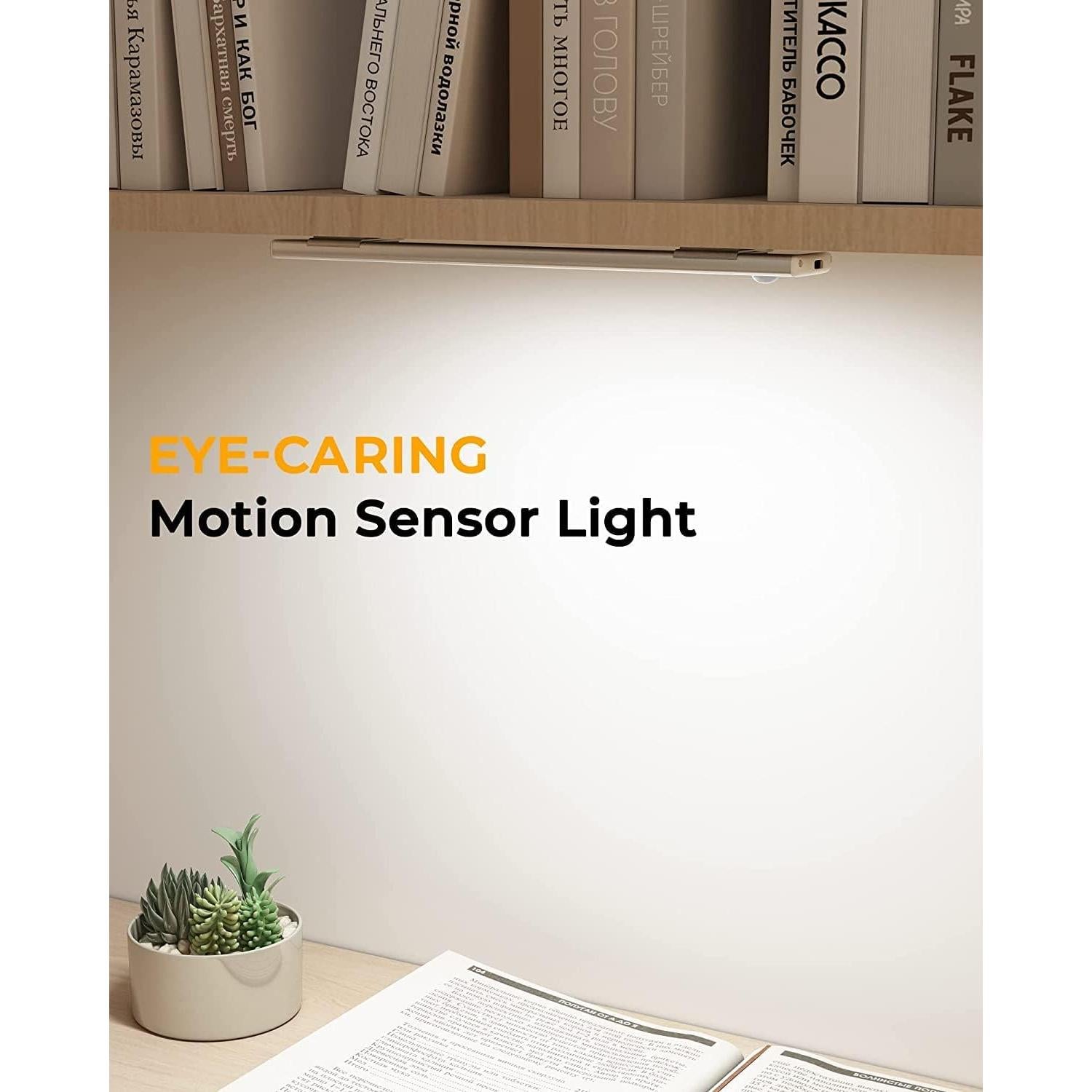 ASOKO Luz Bajo Gabinete LED con Sensor de Movimiento 3 Paquete