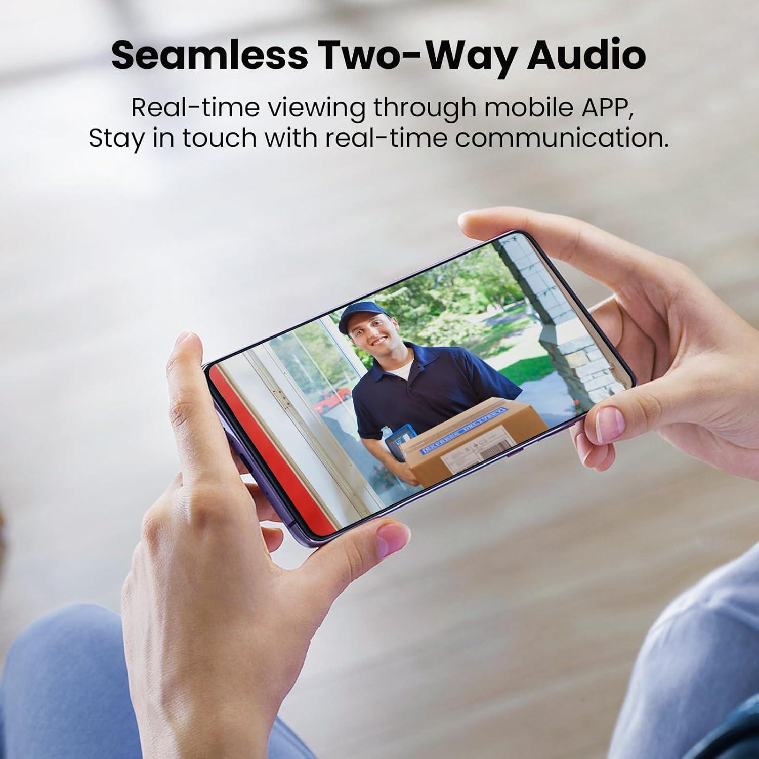 Cámara de Inundación GDEND 3K UHD con Sensor de Movimiento