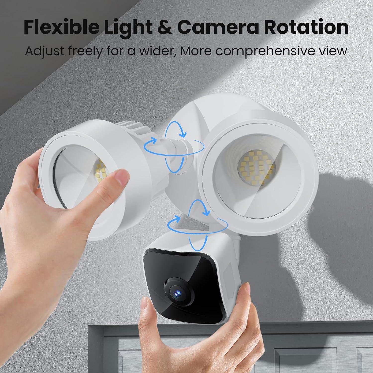 Cámara de Inundación GDEND 3K UHD con Sensor de Movimiento