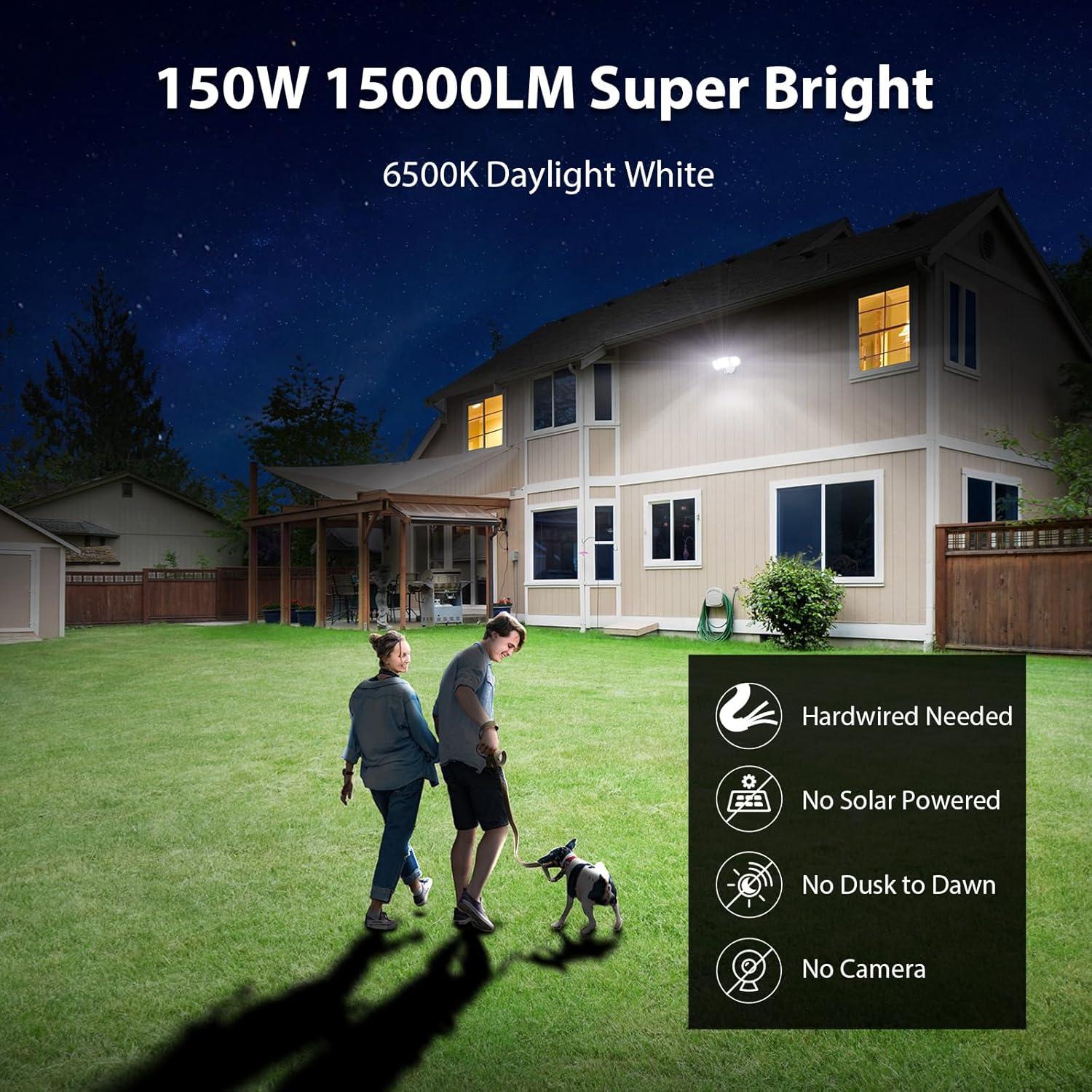 Luz de Seguridad LED iMaihom 100W con Sensor de Movimiento 9000LM