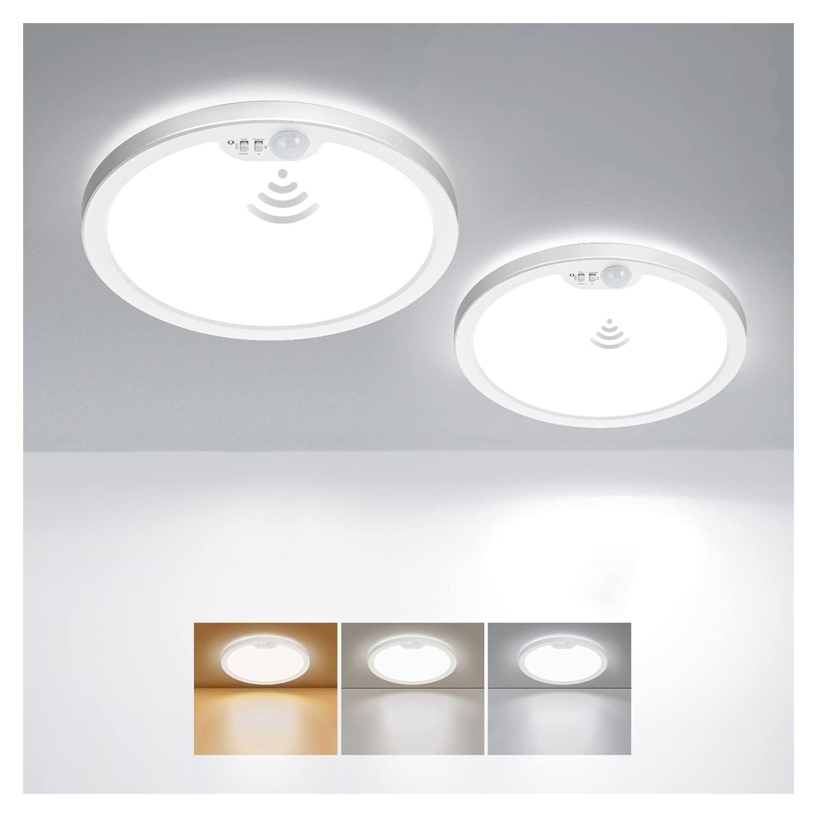 Luz de Techo Cableada BLNAN 22 cm con Sensor de Movimiento