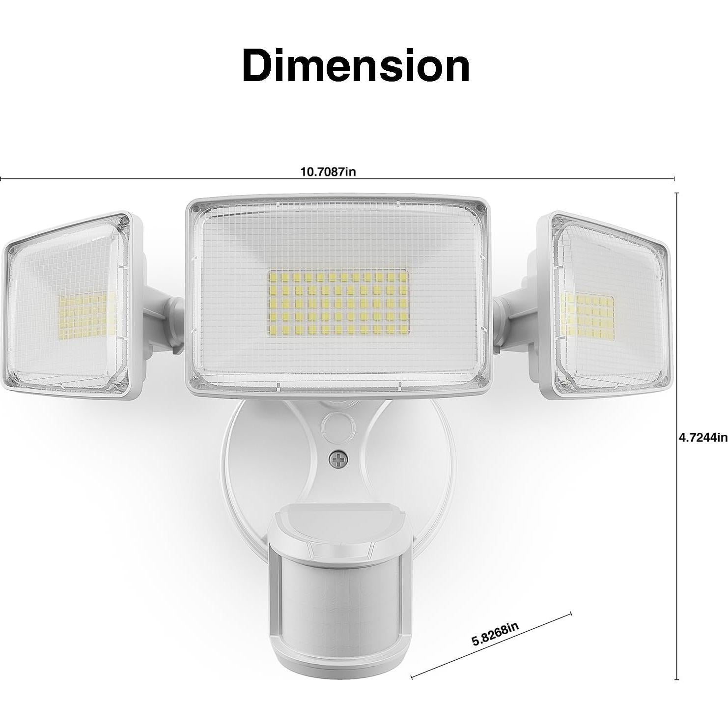 Onforu Luz de Inundación LED 75W 7500LM IP65 Blanco Exterior