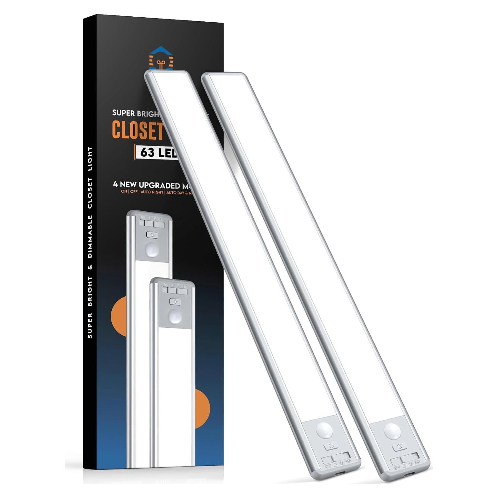 Luces LED Reoshine para Armarios con Sensor de Movimiento 37.6cm