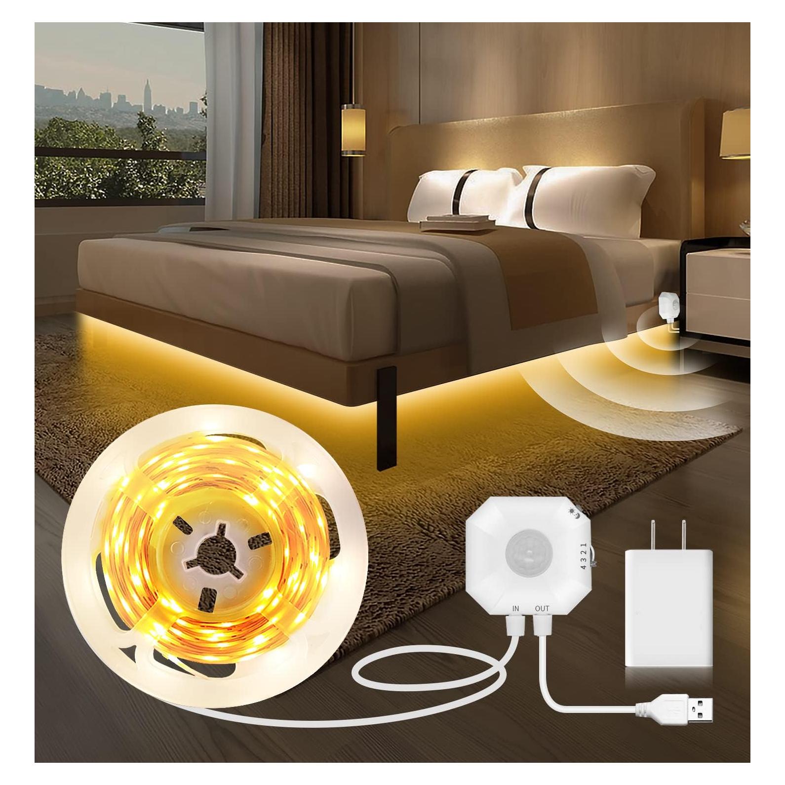 Luz LED de Sensor de Movimiento MATICOD 3m Blanca Cálida