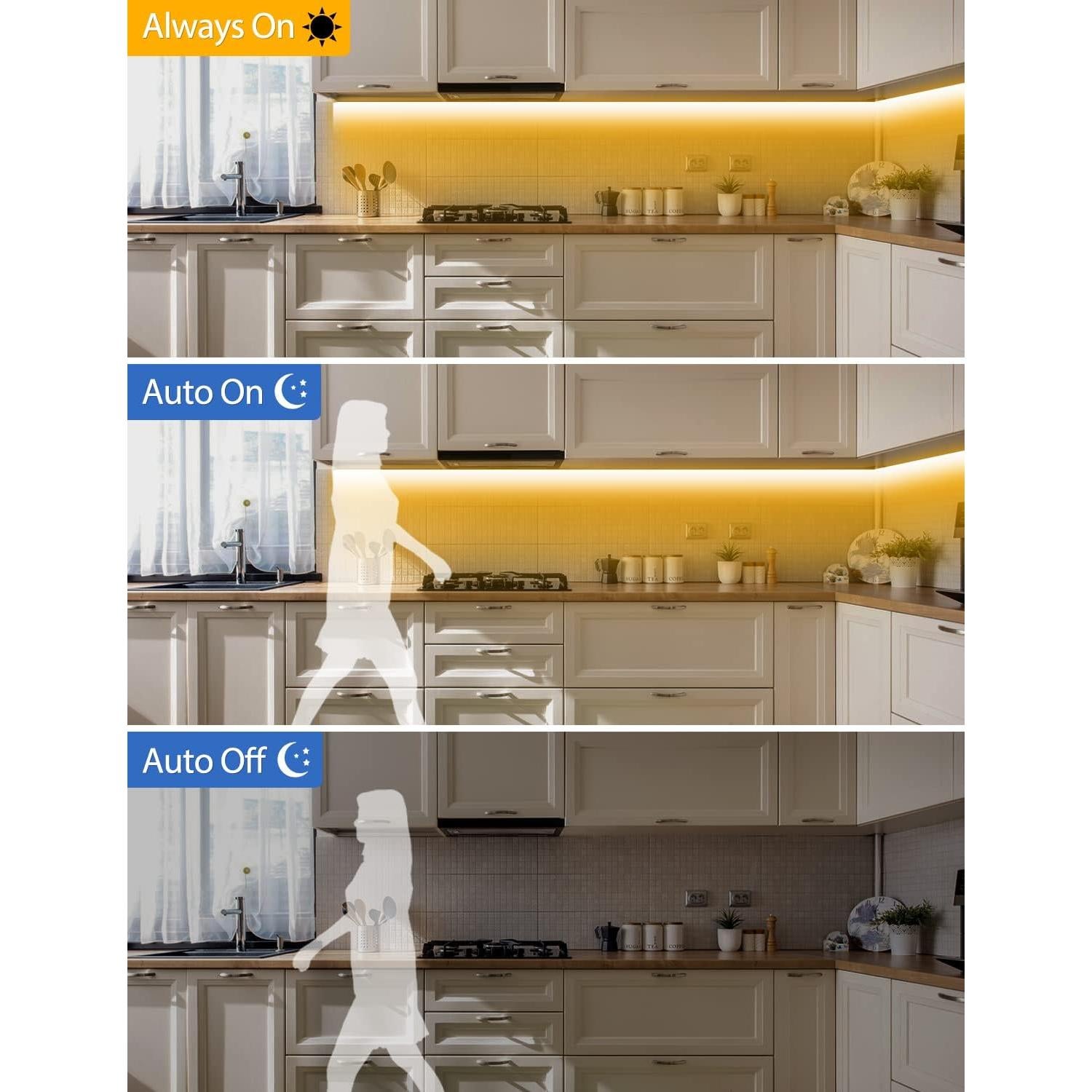 Luz LED de Sensor de Movimiento MATICOD 3m Blanca Cálida