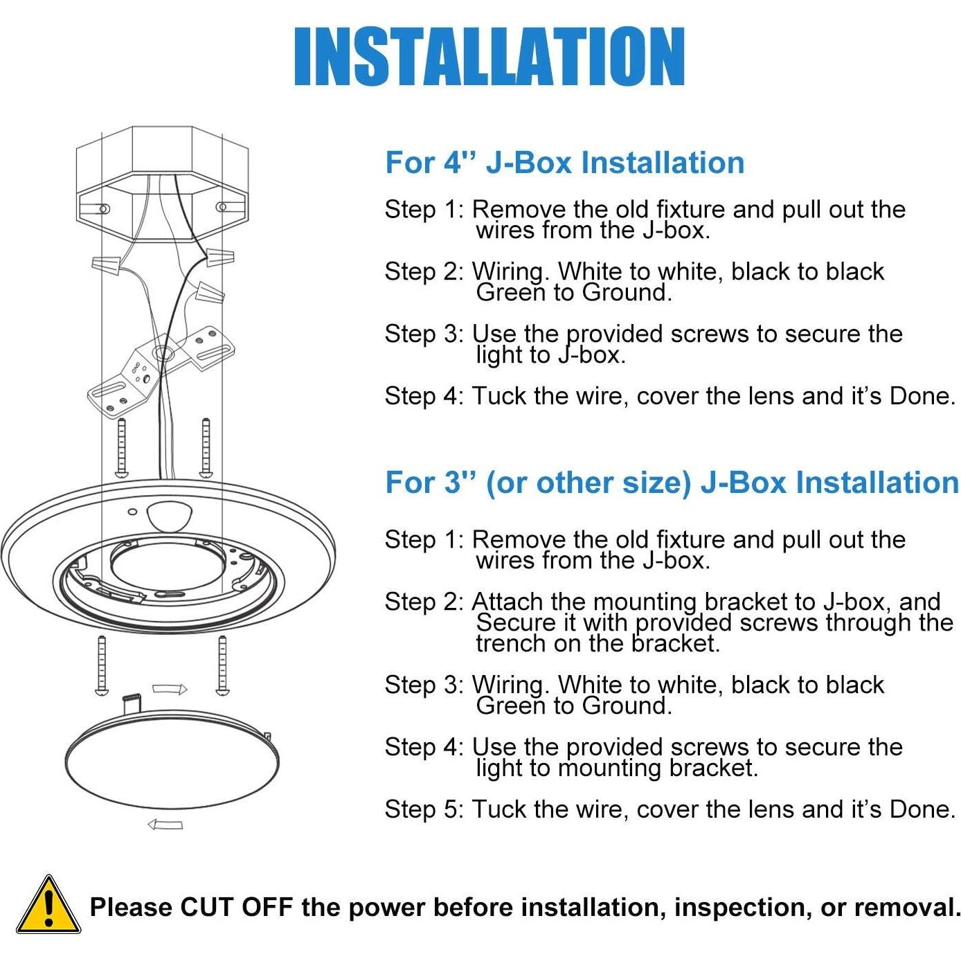 Luz de Techo LED con Sensor de Movimiento GUARANTLED 10W