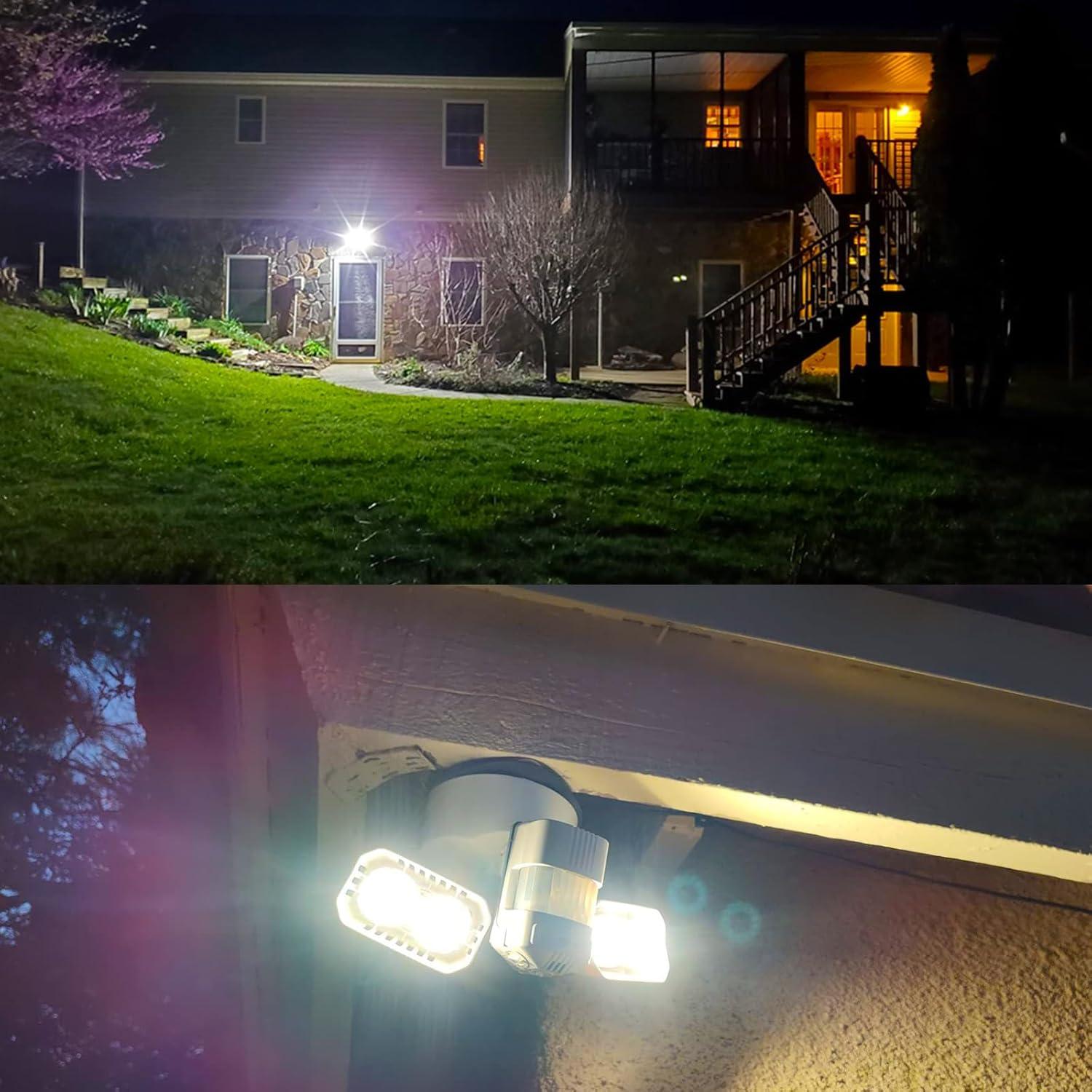 SANSI 28W Luces Exteriores LED con Sensor de Movimiento IP65