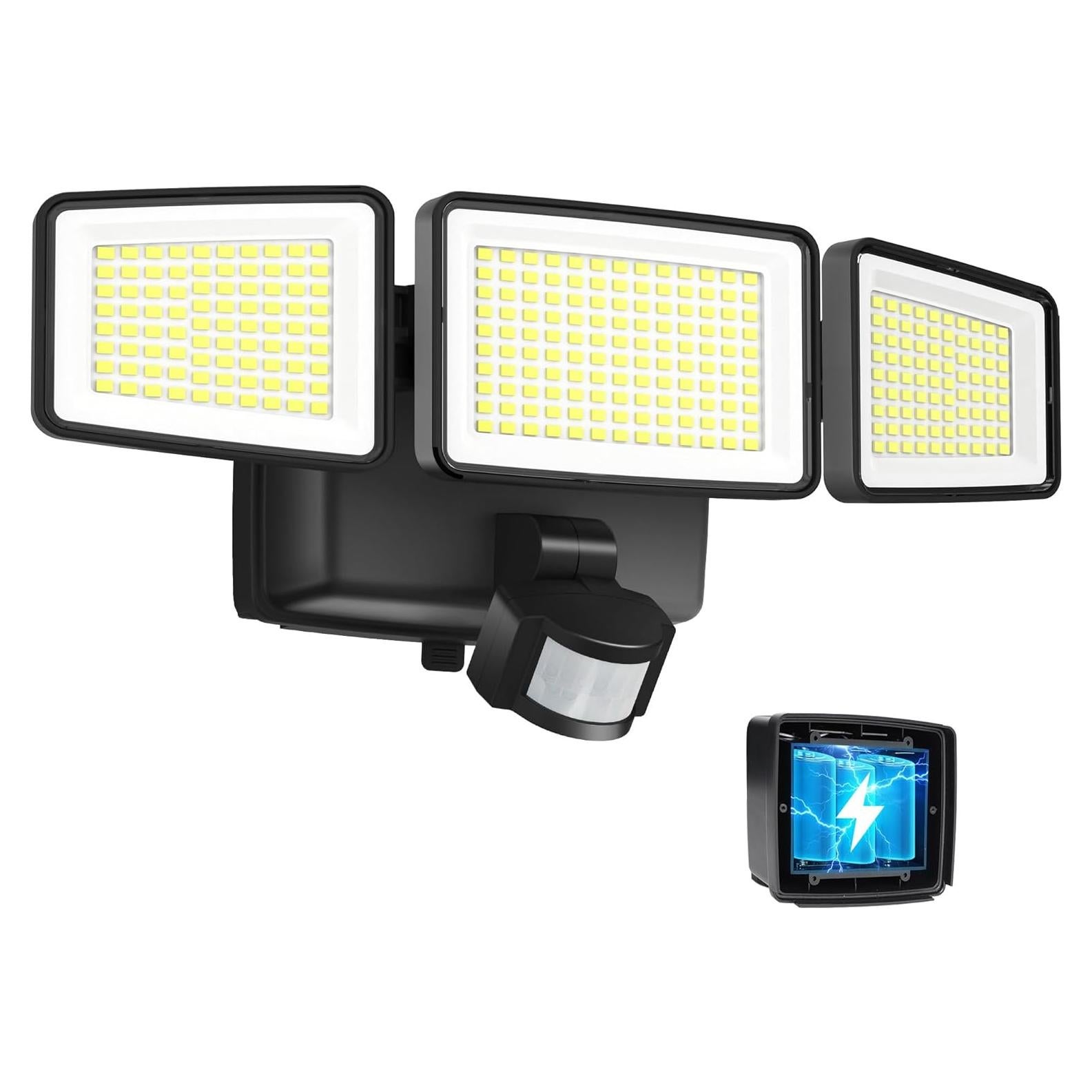 Luz de Sensor de Movimiento UME 302 LED 1800LM IP65 Exterior